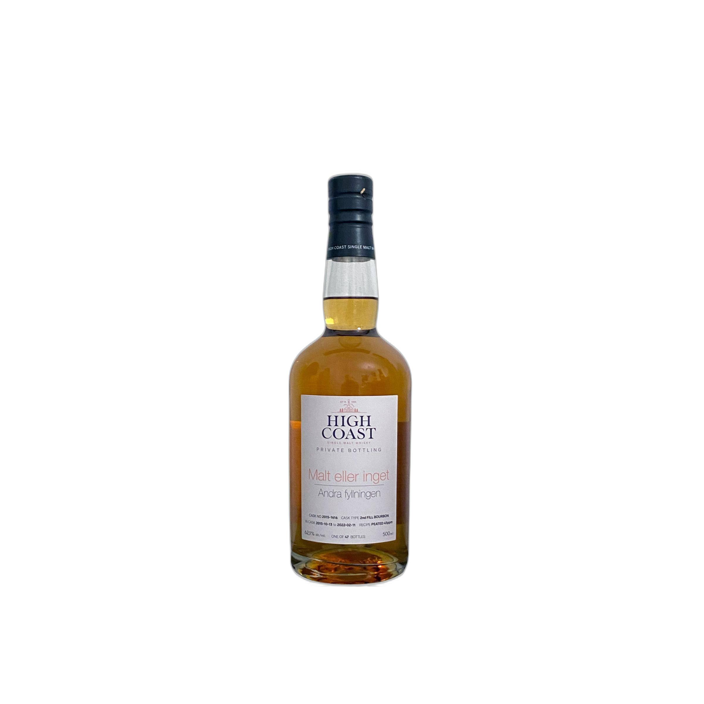 High Coast Private Bottling 2015 6 Years Single Malt Whisky
