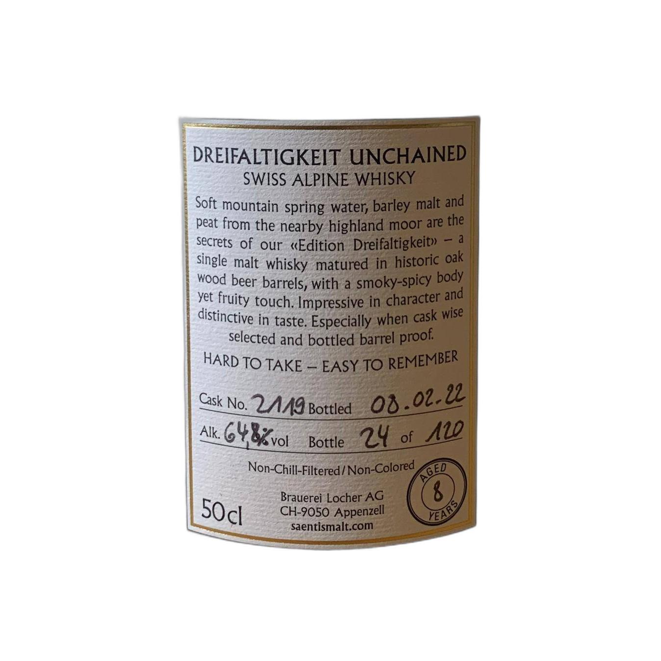 Säntis Malt 8 Years Single Malt Whisky 2