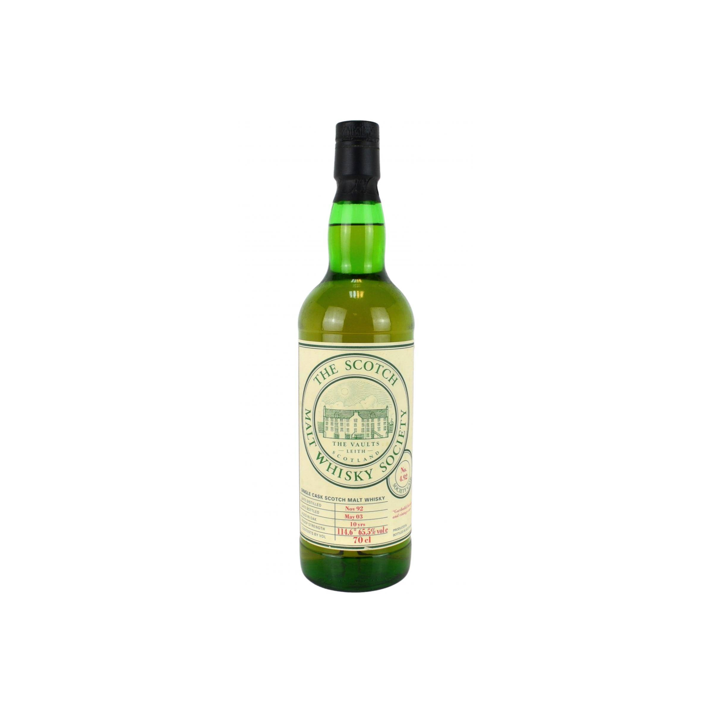 The Scotch Malt Whisky Society 1992 10 Years Single Malt Whisky