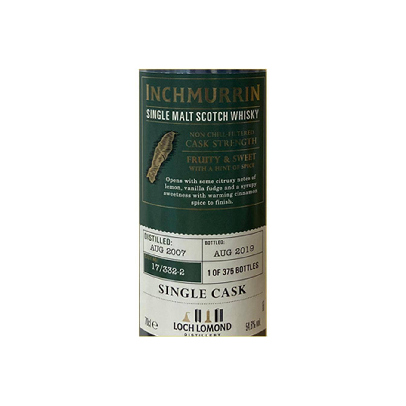 Loch Lomond Single Cask 2007 12 Years Single Malt Whisky