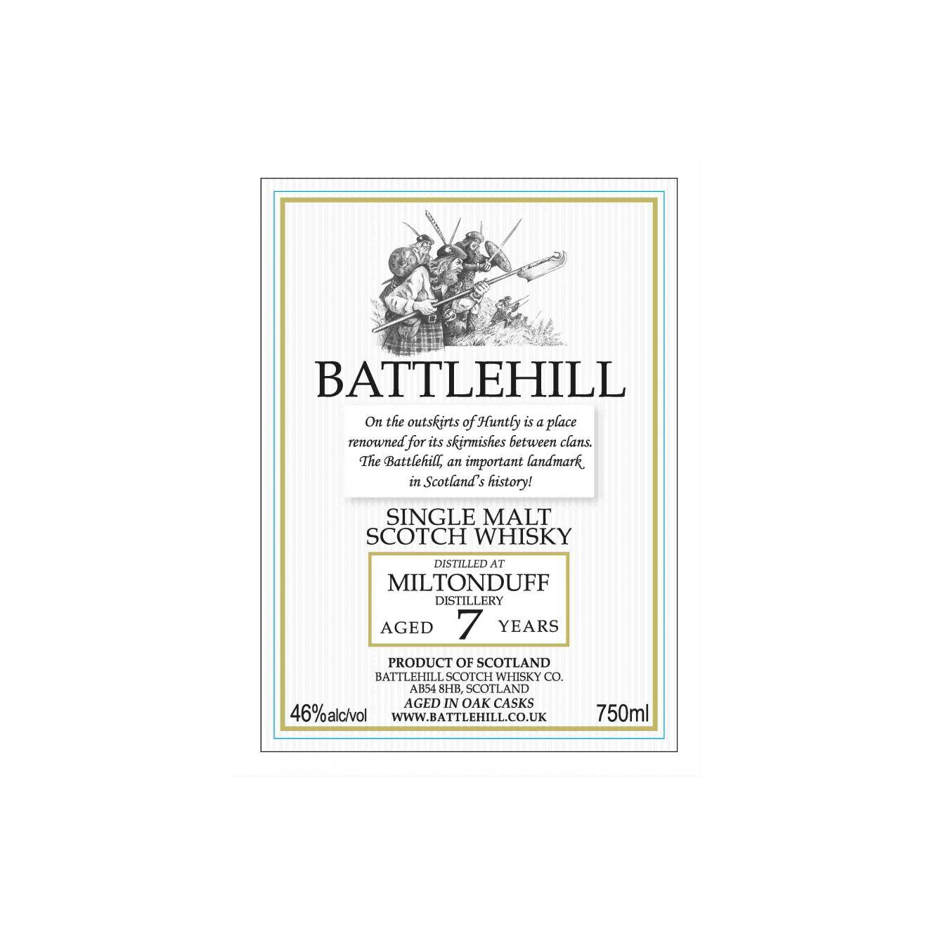 Miltonduff 7 Years Single Malt Whisky