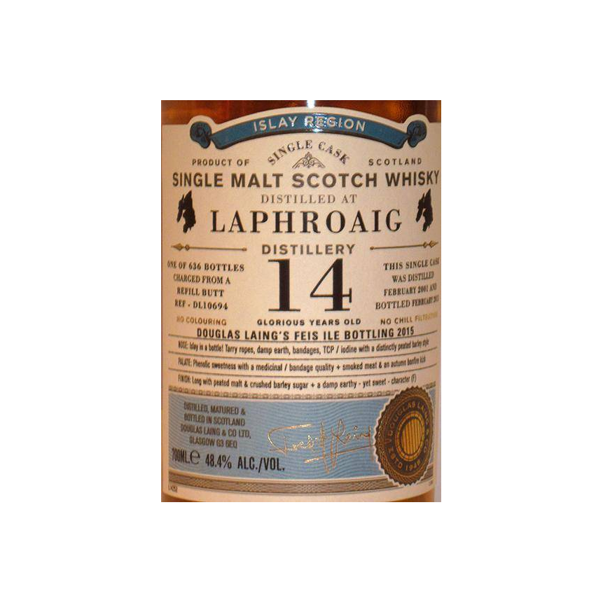 Laphroaig Old Particular 2001 14 Years Single Malt Whisky 2