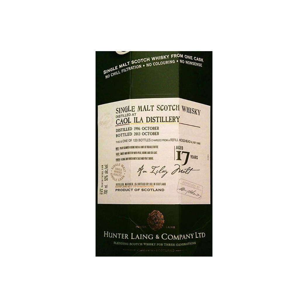Caol Ila Old Malt Cask 1996 17 Years Single Malt Whisky 2