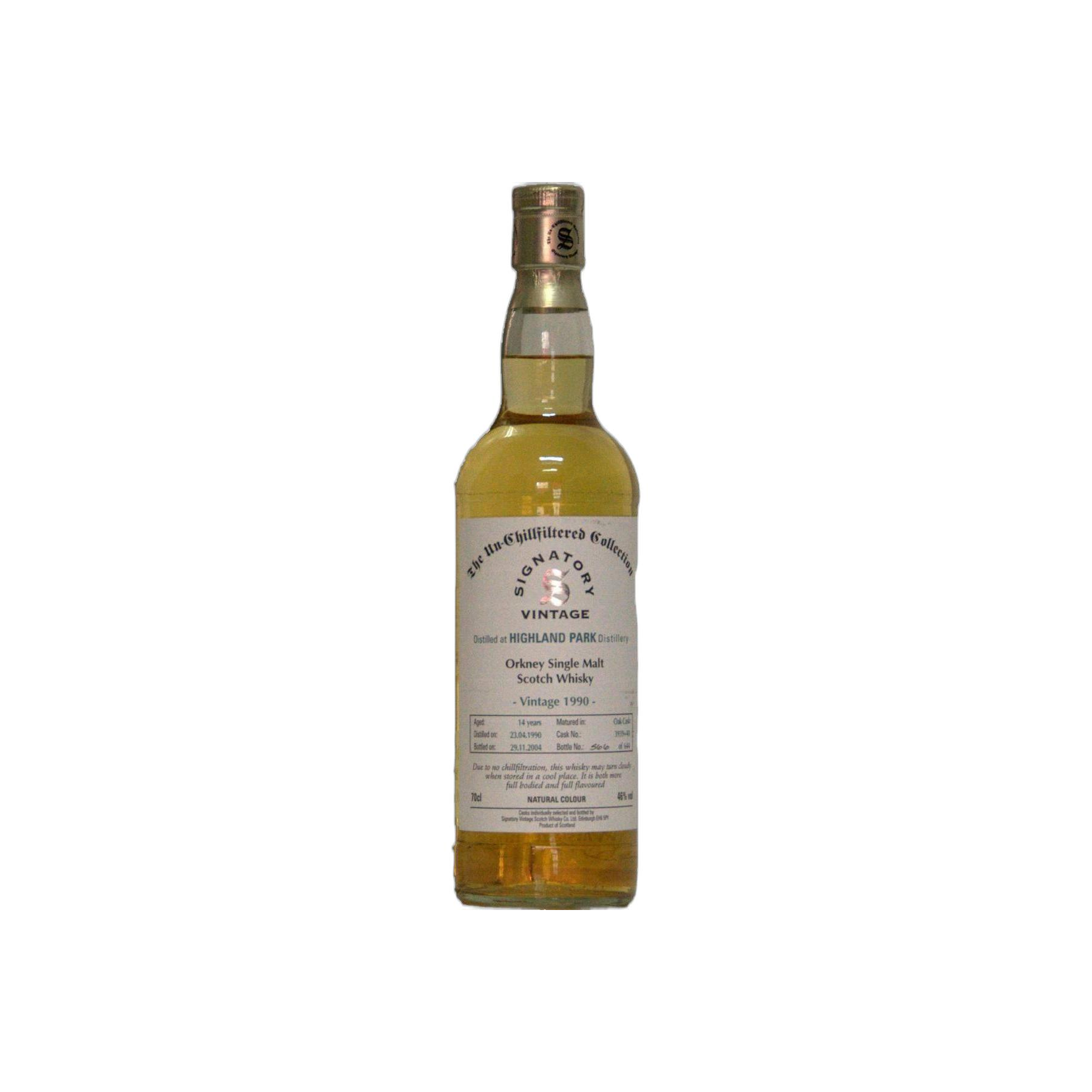 Highland Park The Un-Chillfiltered Collection 1990 14 Years Single Malt Whisky
