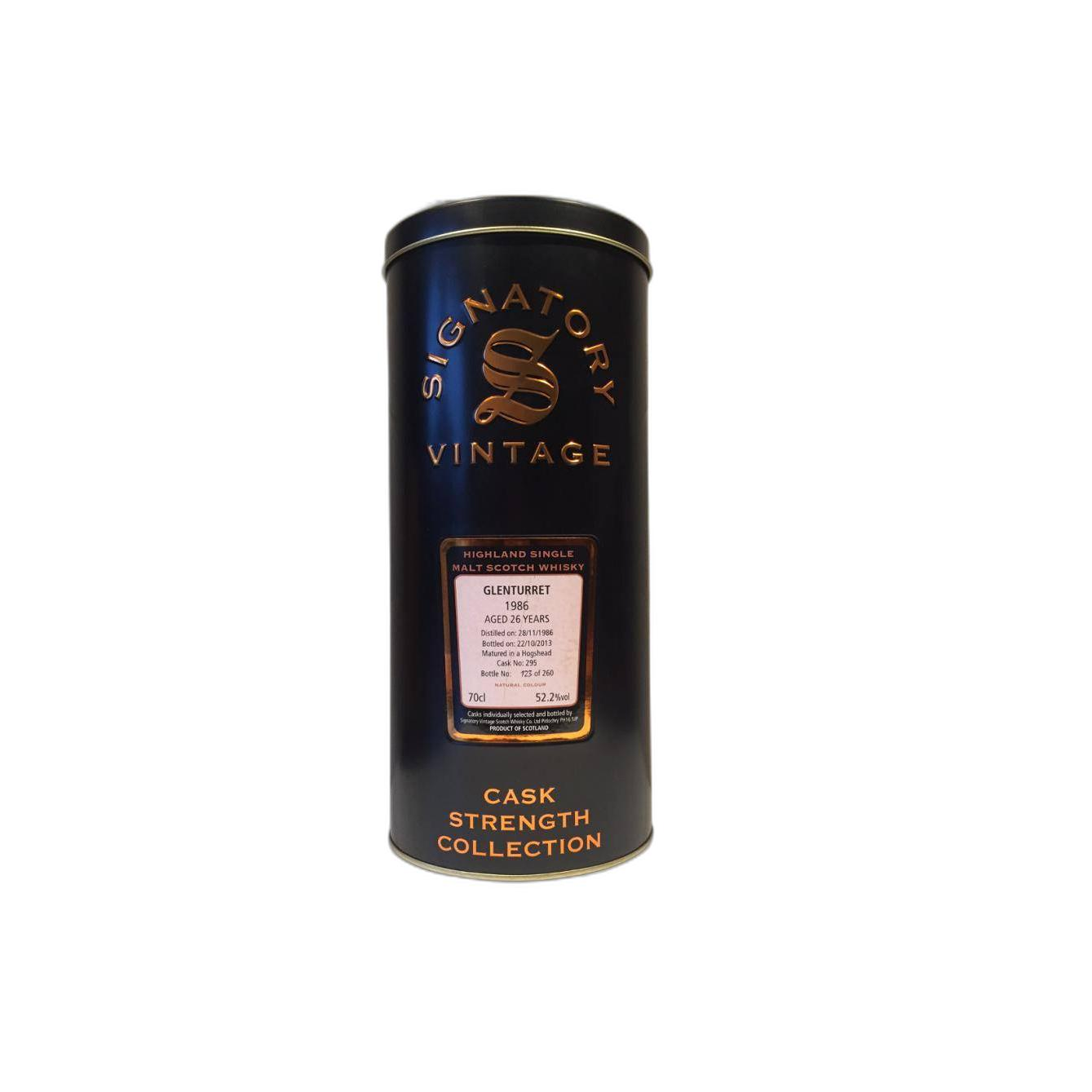 The Glenturret Cask Strength Collection 1986 26 Years Single Malt Whisky 3