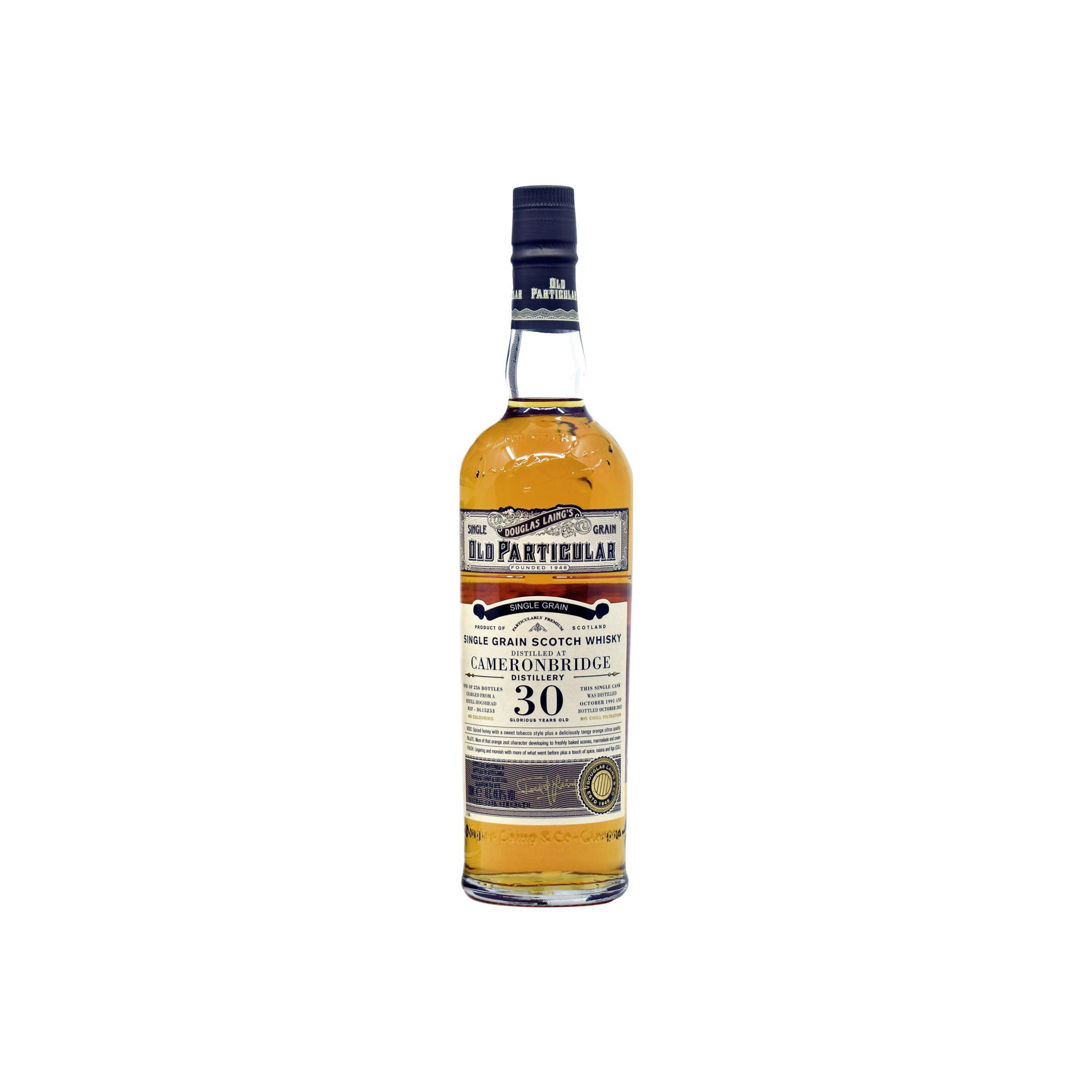 Cameronbridge Old Particular 1991 30 Years Single Grain Whisky
