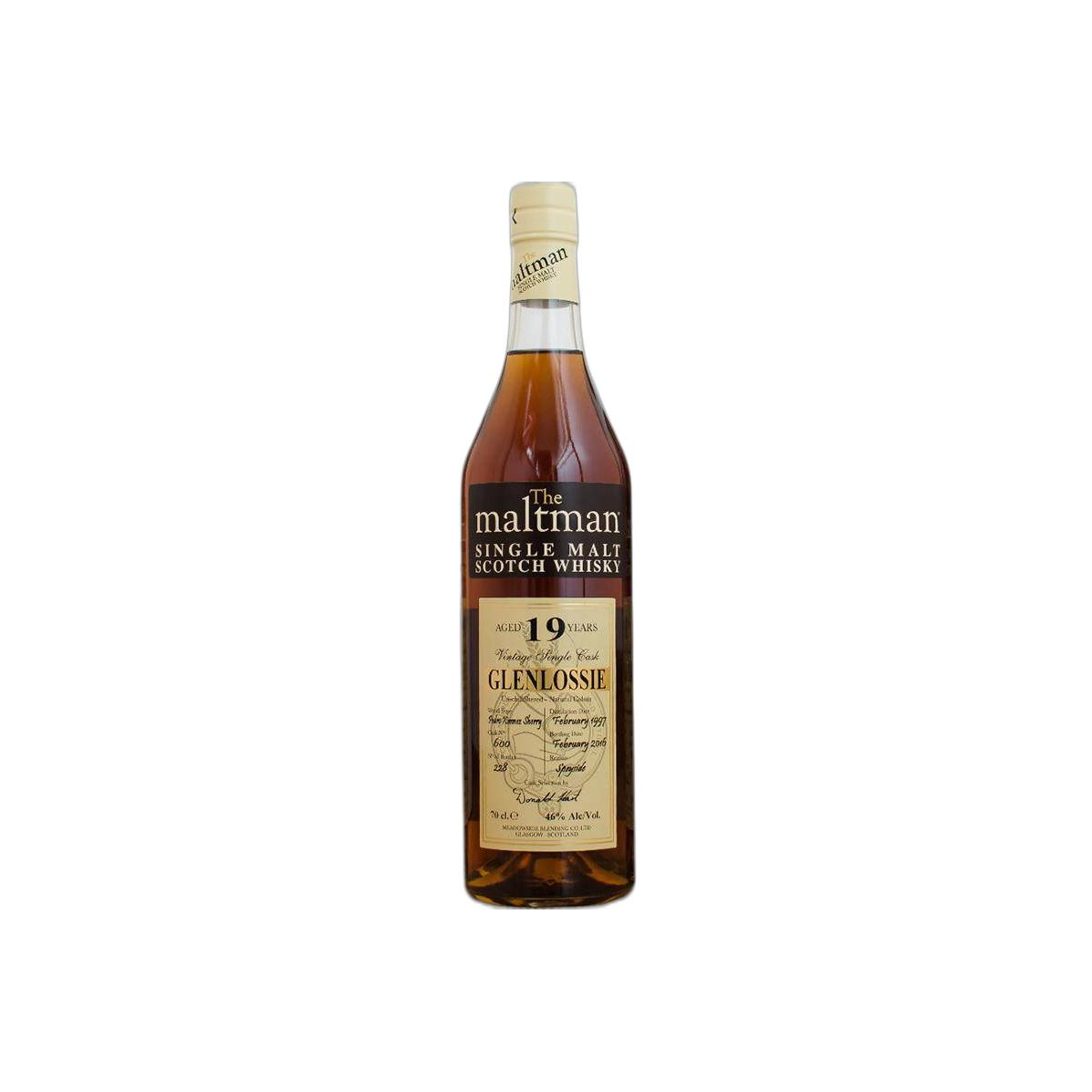 Glenlossie 1997 19 Years Single Malt Whisky