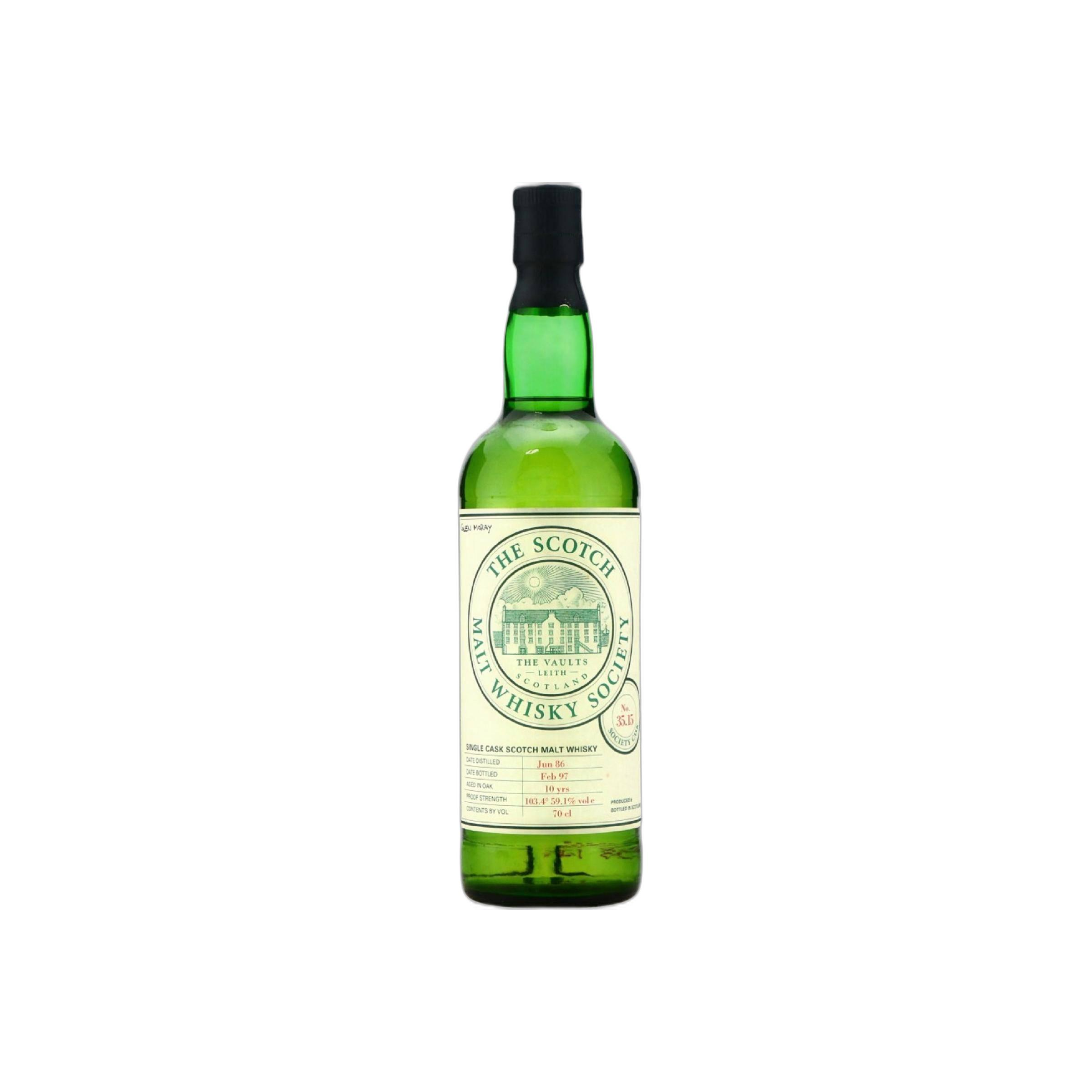 The Scotch Malt Whisky Society 1986 10 Years Single Malt Whisky