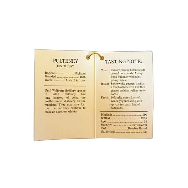 Old Pulteney Single Cask 1990 24 Years Single Malt Whisky 3