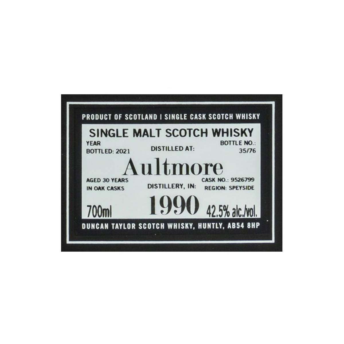 Aultmore 1990 30 Years Single Malt Whisky 3