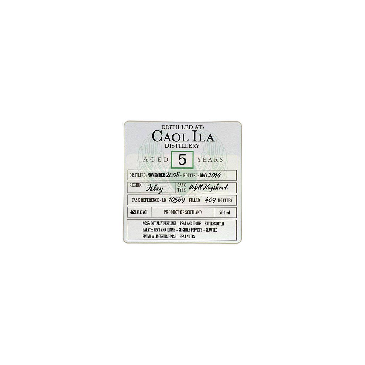 Caol Ila 2008 5 Years Single Malt Whisky 2