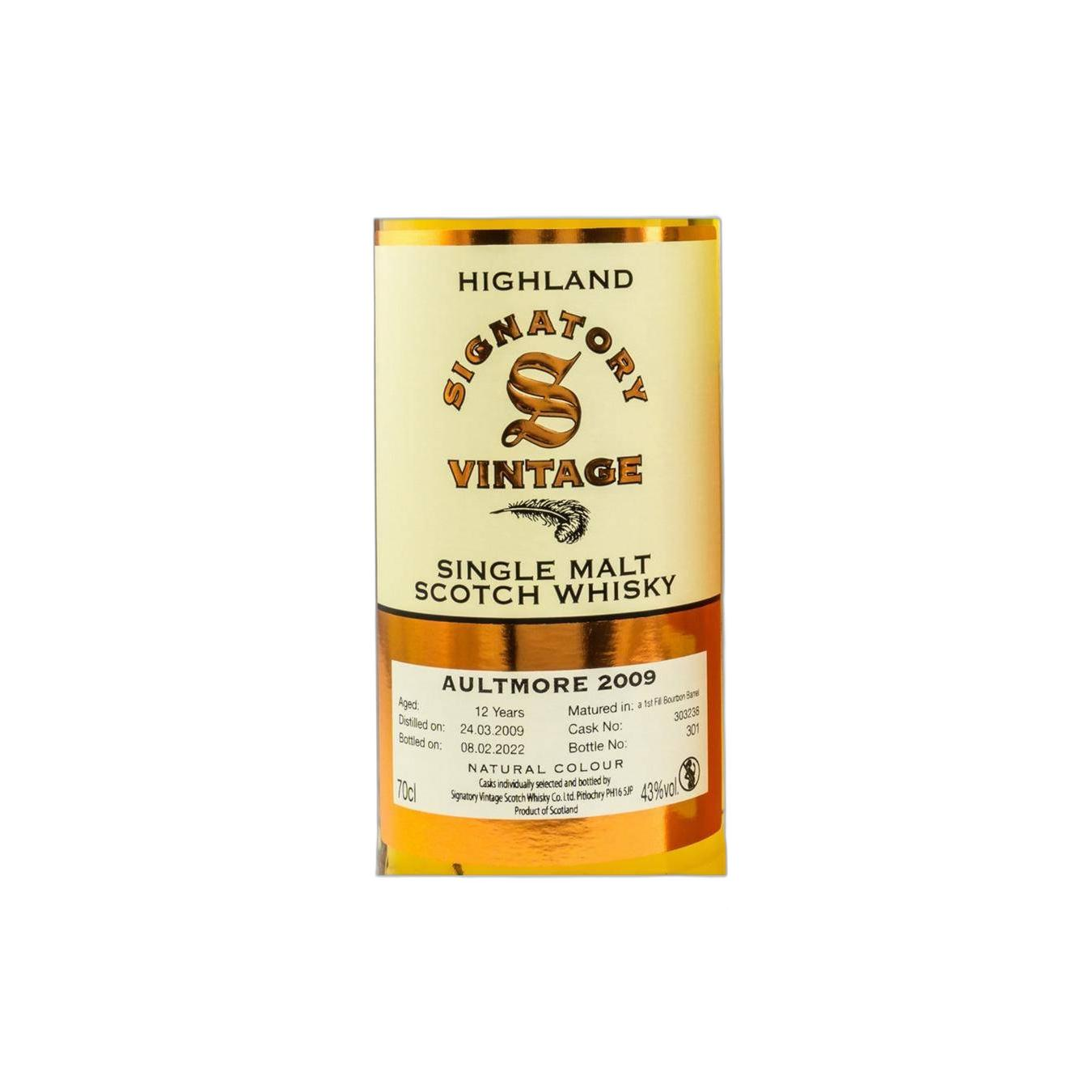 Aultmore Vintage Collection 2009 12 Years Single Malt Whisky 3