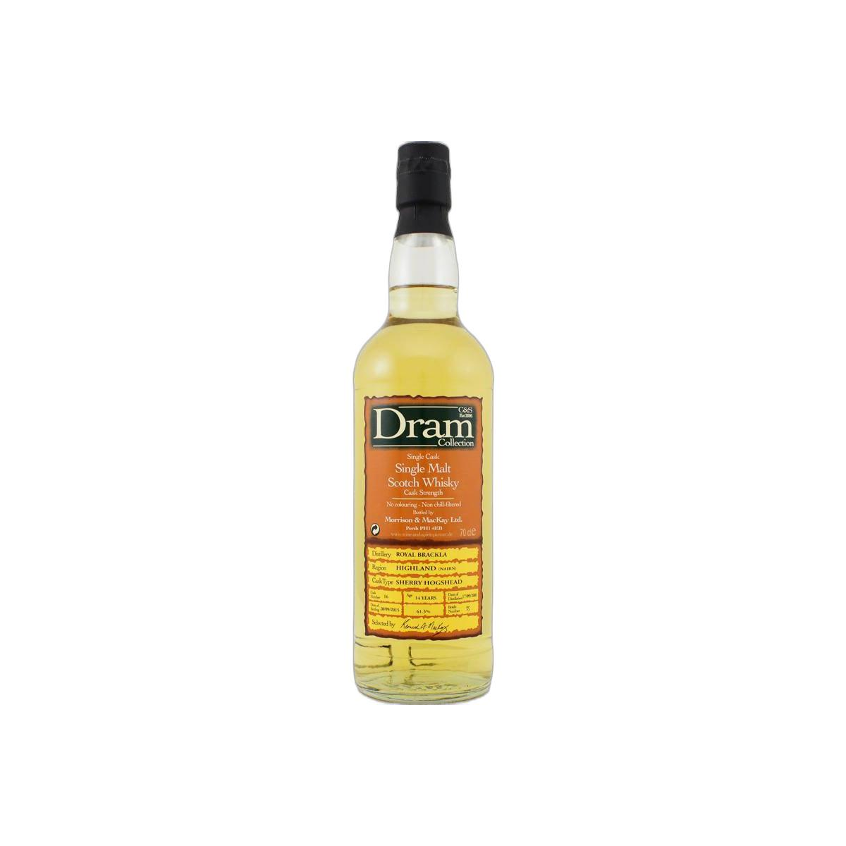 Royal Brackla 2001 14 Years Single Malt Whisky