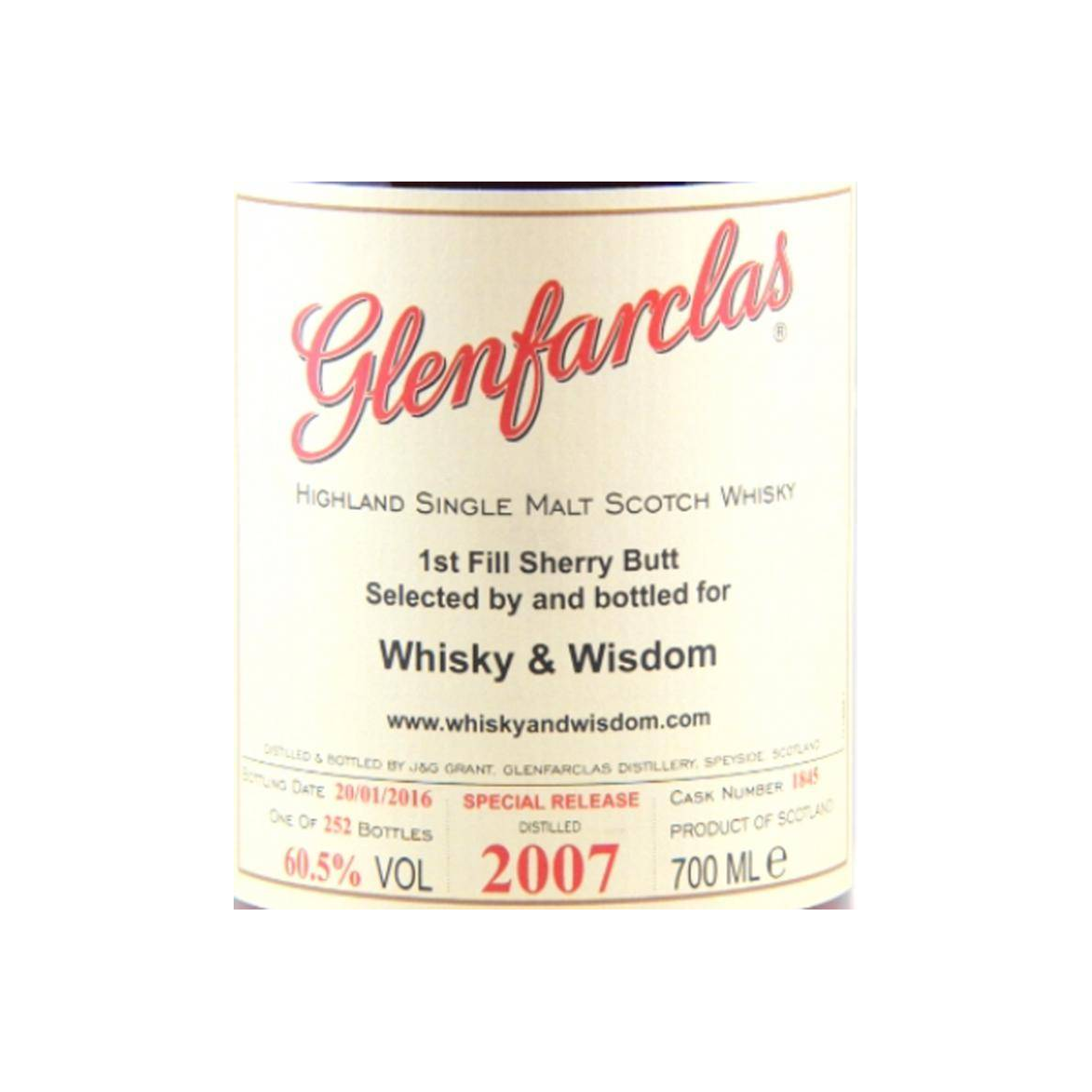 Glenfarclas 2007 8 Years Single Malt Whisky