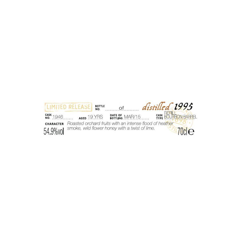 BenRiach Individual Cask Bottling 1995 19 Years Single Malt Whisky 2