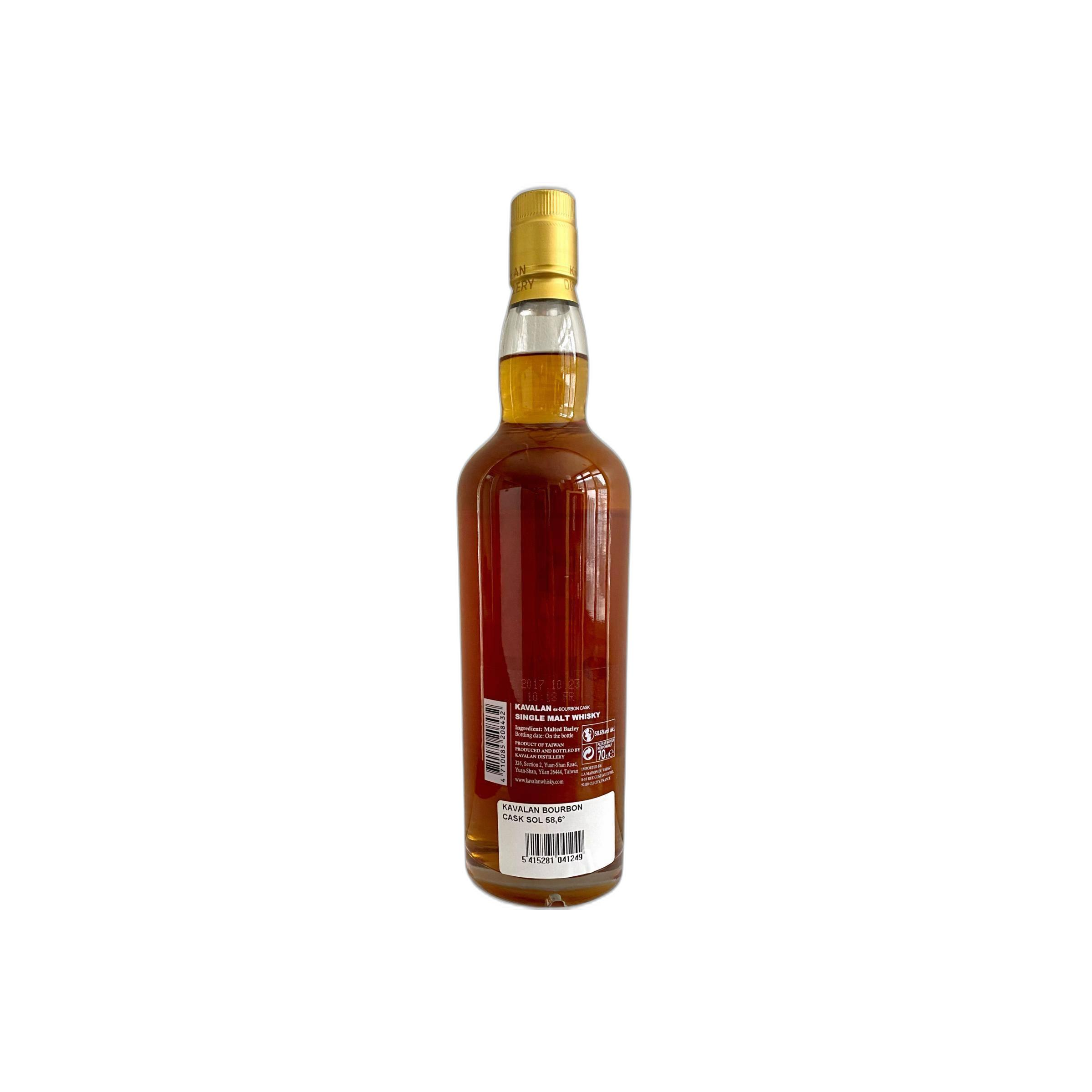 Kavalan ex-Bourbon Cask 2010 6 Years Single Malt Whisky 2