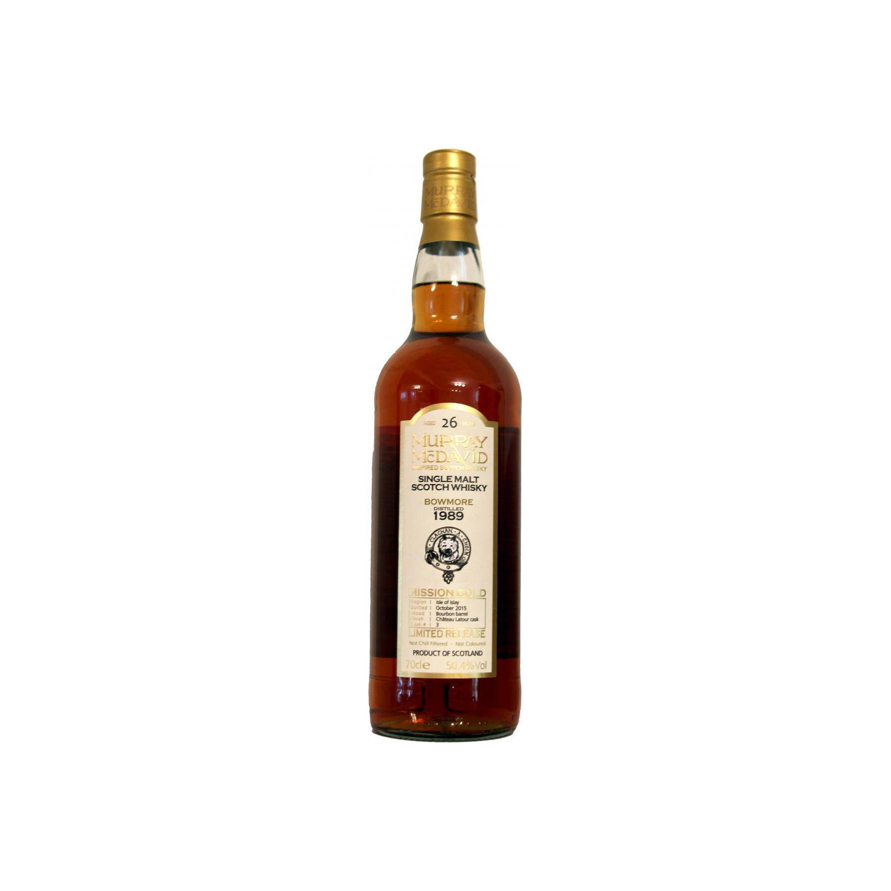 Bowmore 1989 26 Years Single Malt Whisky