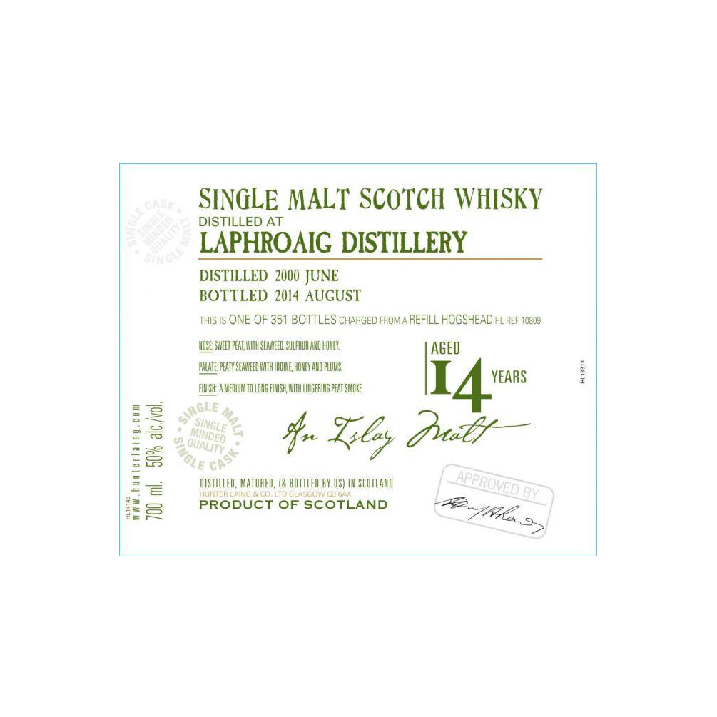Laphroaig Old Malt Cask 2000 14 Years Single Malt Whisky