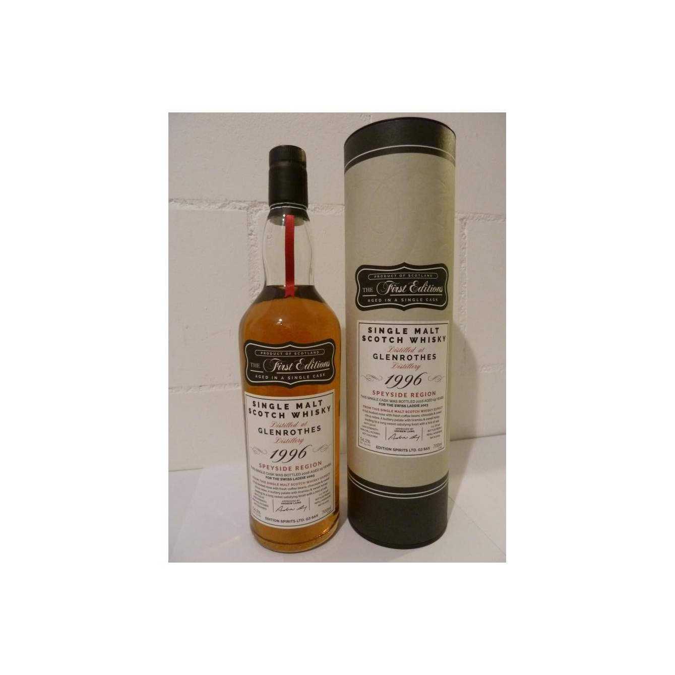 The Glenrothes The First Editions 1996 19 Years Single Malt Whisky 2
