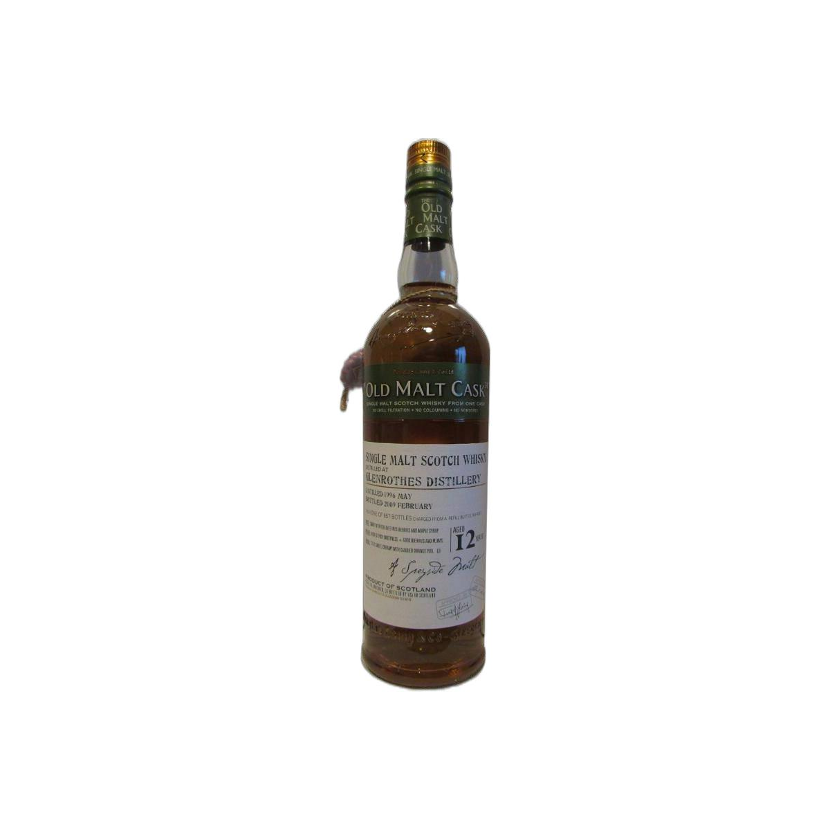 The Glenrothes Old Malt Cask 1996 12 Years Single Malt Whisky
