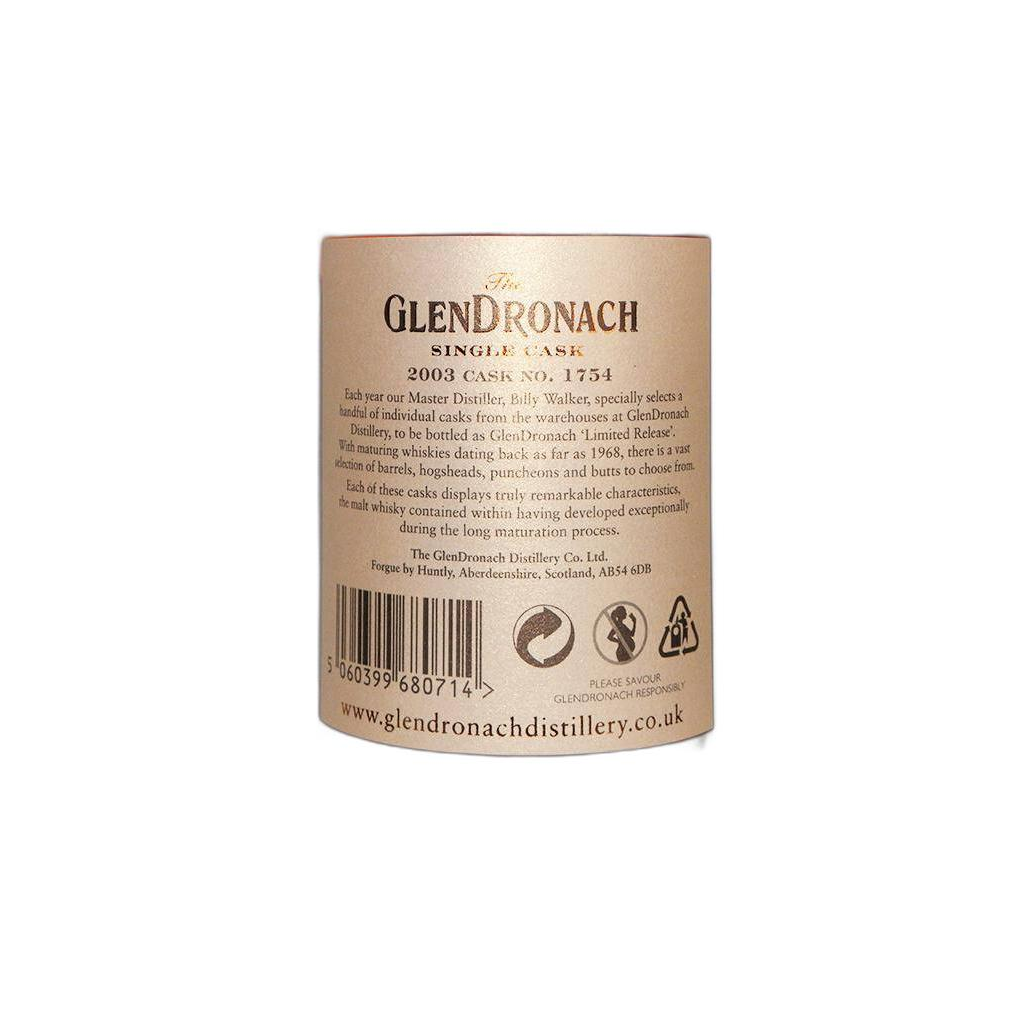 GlenDronach Single Cask 2003 11 Years Single Malt Whisky 3