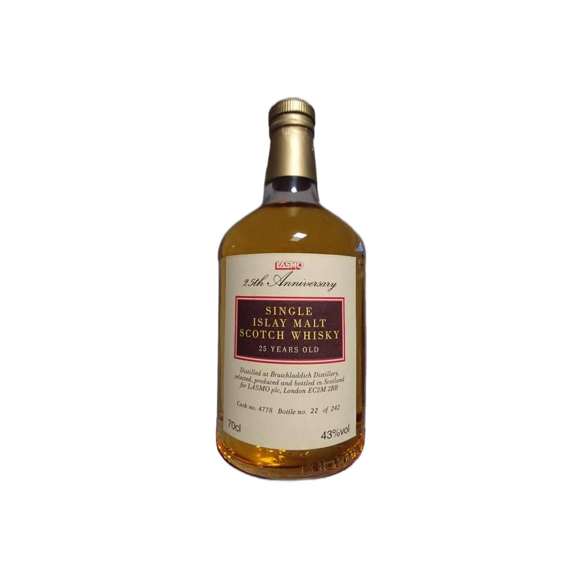 Bruichladdich 25 Years Single Malt Whisky