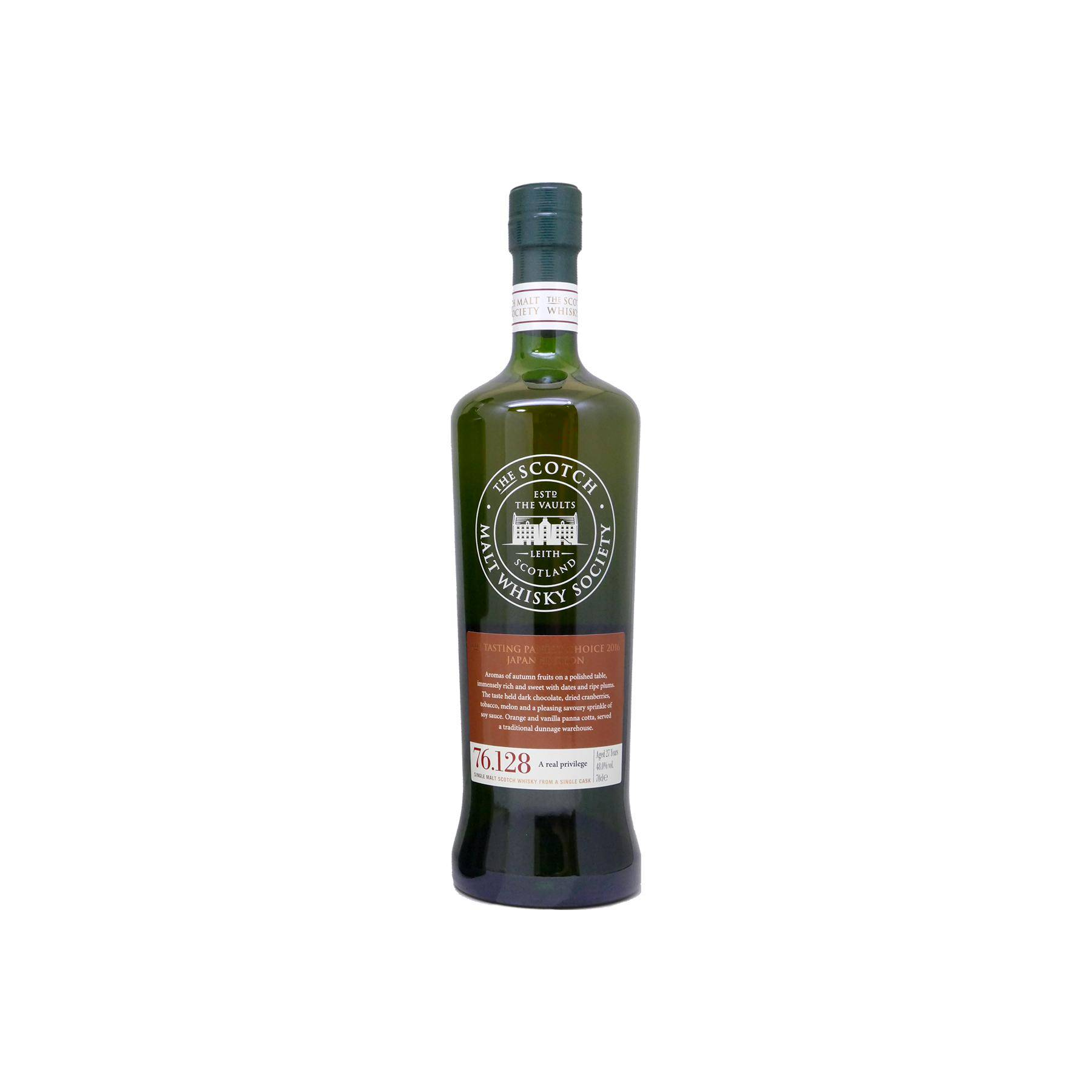 The Scotch Malt Whisky Society 1988 27 Years Single Malt Whisky