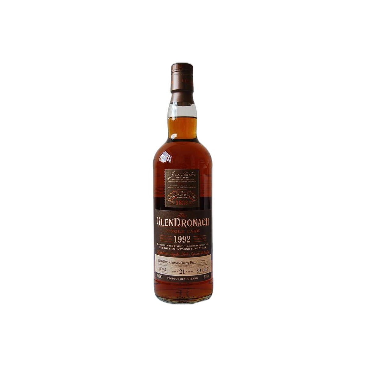 GlenDronach Single Cask 1992 21 Years Single Malt Whisky