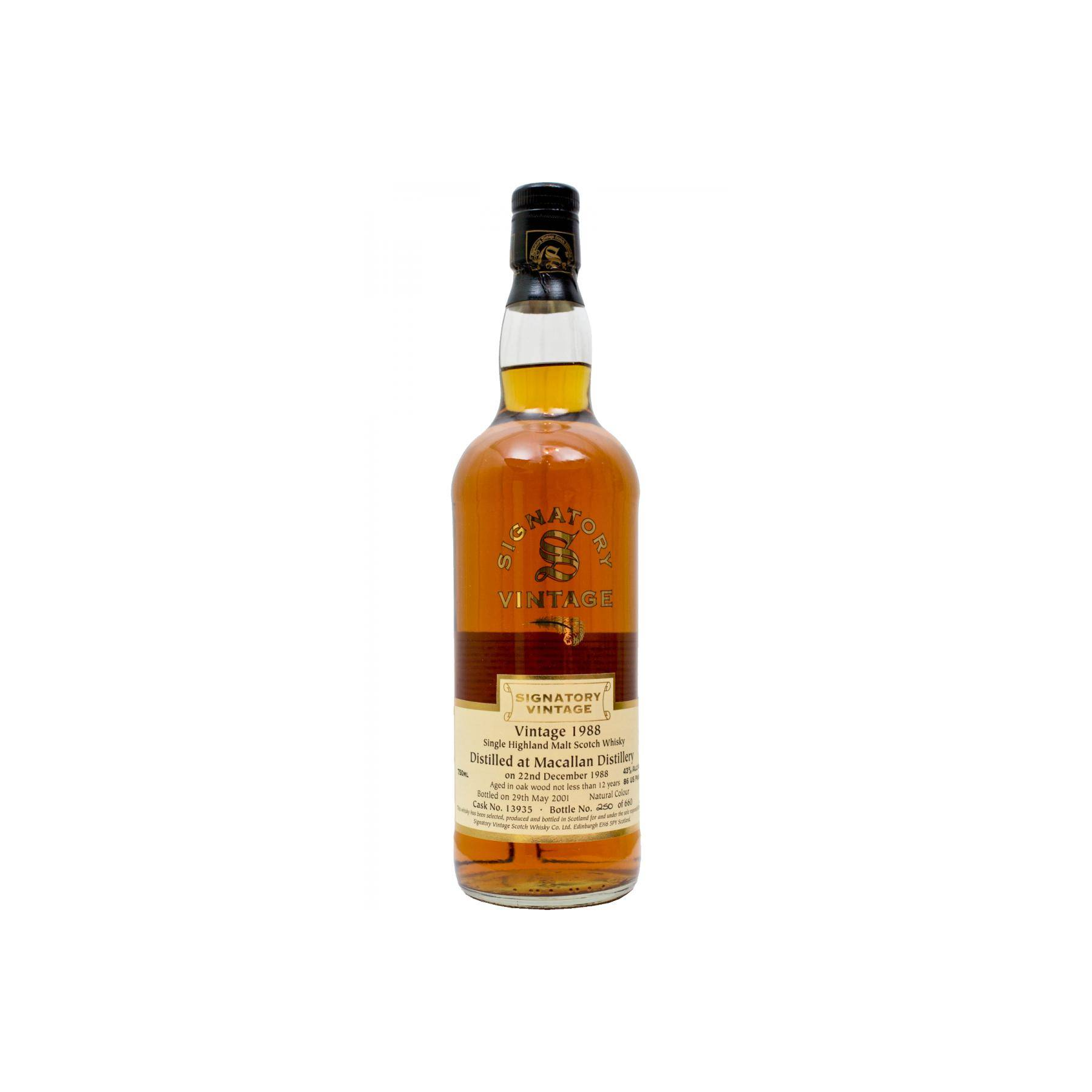 The Macallan Vintage Collection 1988 12 Years Single Malt Whisky