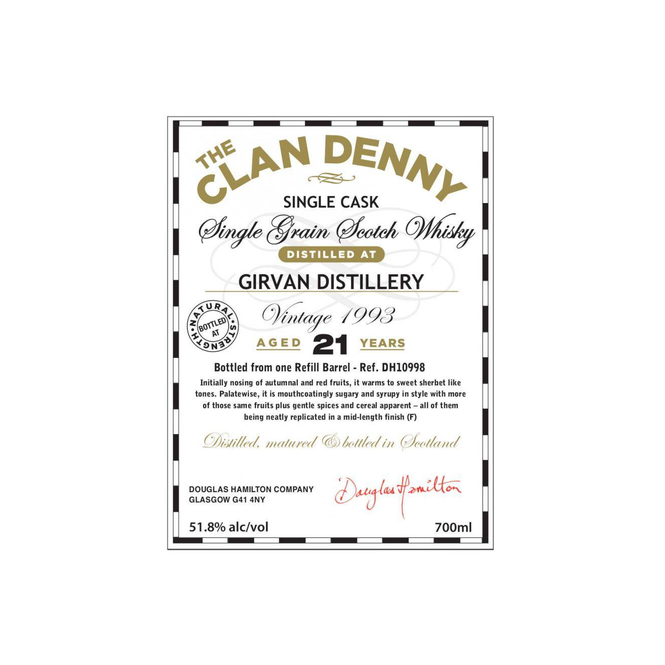 Girvan 1993 21 Years Single Grain Whisky 2