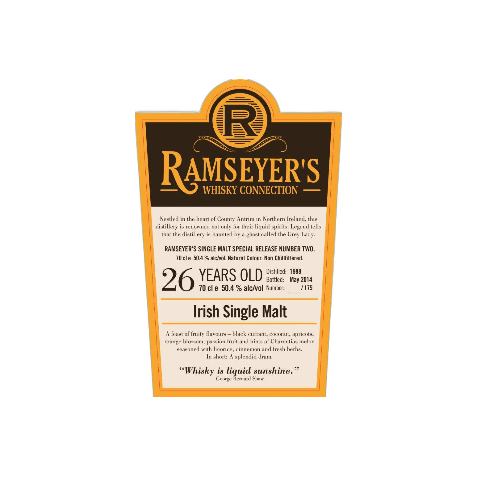Irish Single Malt 1988 Ram