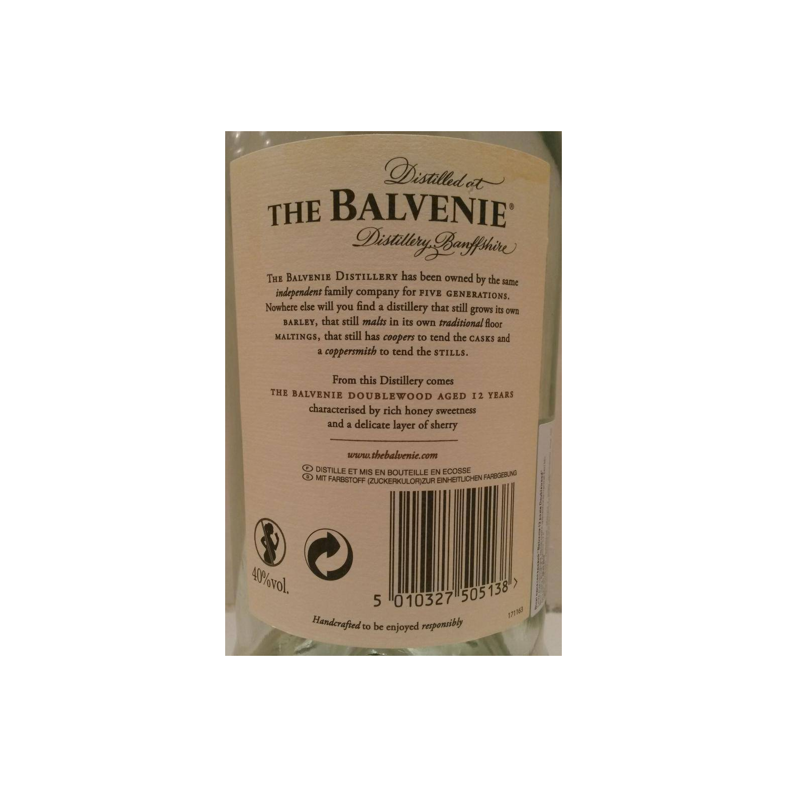 The Balvenie 12 Years Single Malt Whisky 2
