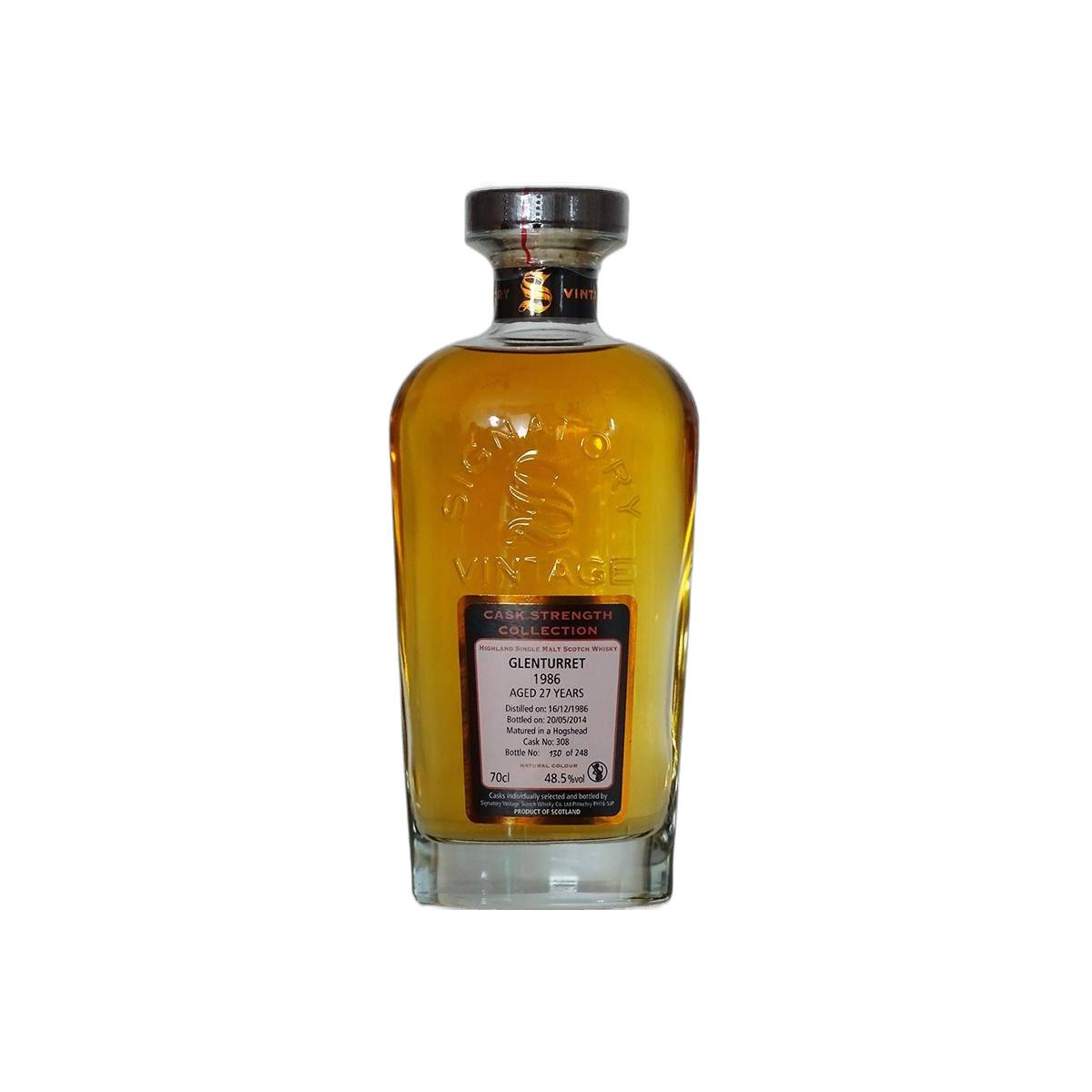 The Glenturret Cask Strength Collection 1986 27 Years Single Malt Whisky