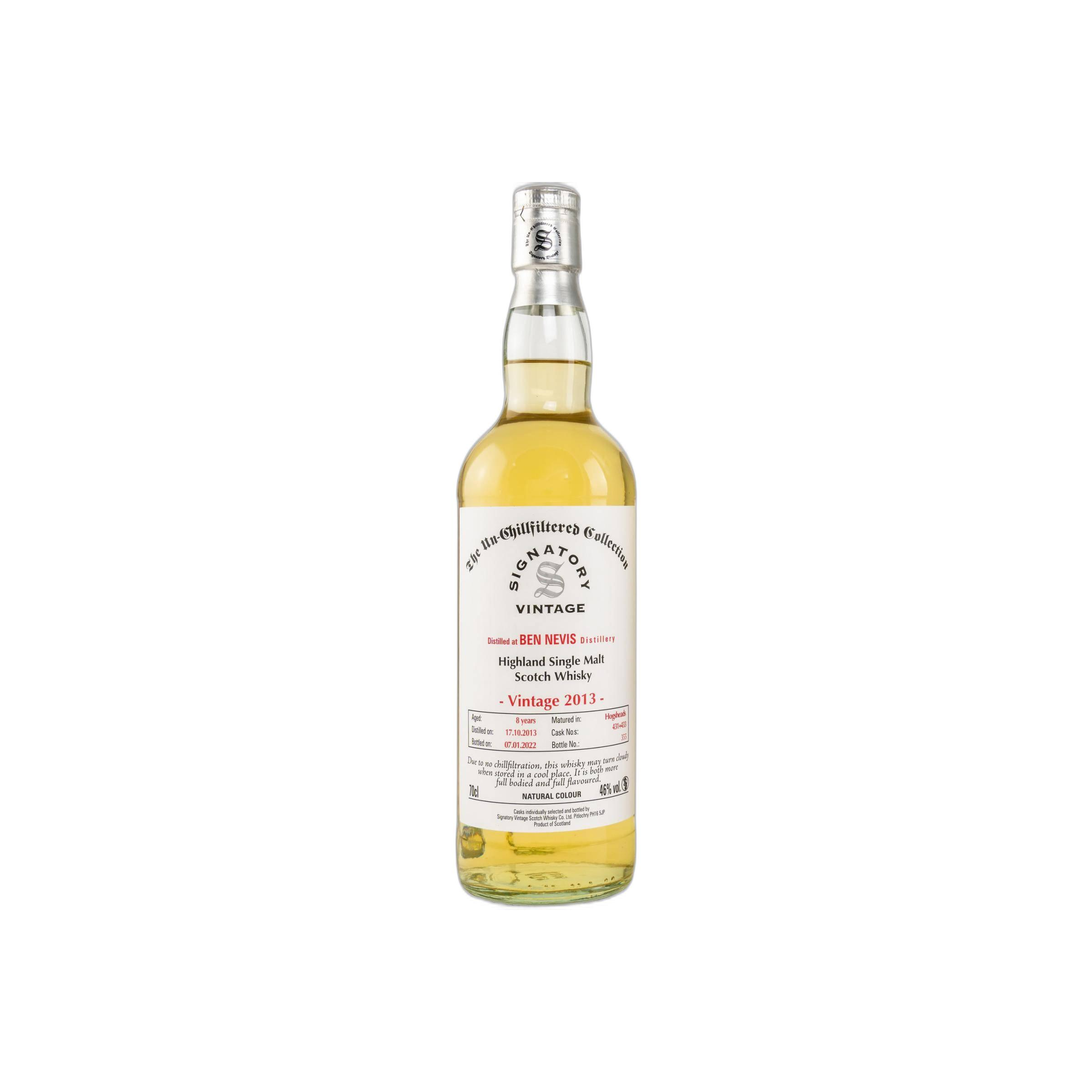 Ben Nevis The Un-Chillfiltered Collection 2013 8 Years Single Malt Whisky
