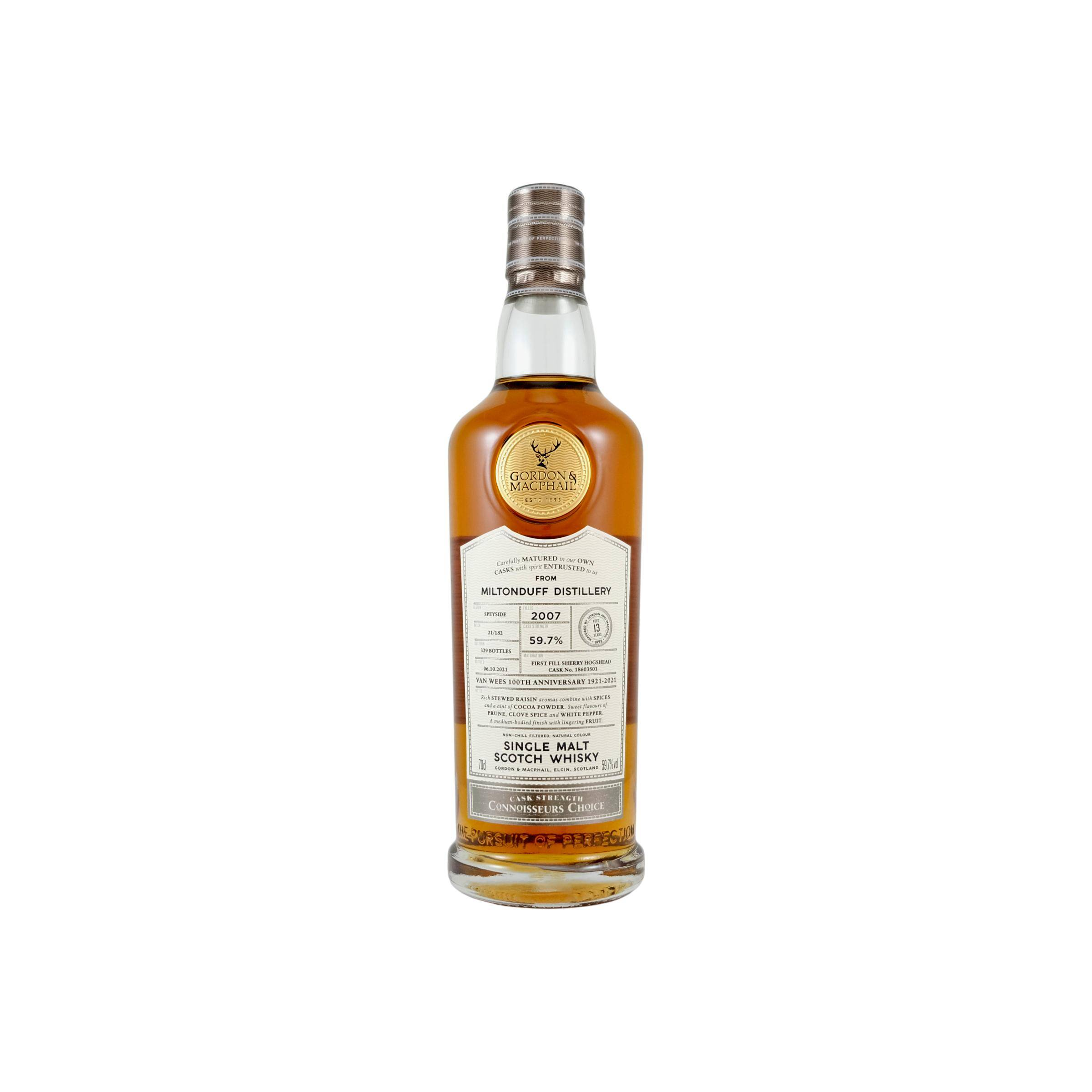 Miltonduff Connoisseurs Choice - Cask Strength 2007 13 Years Single Malt Whisky