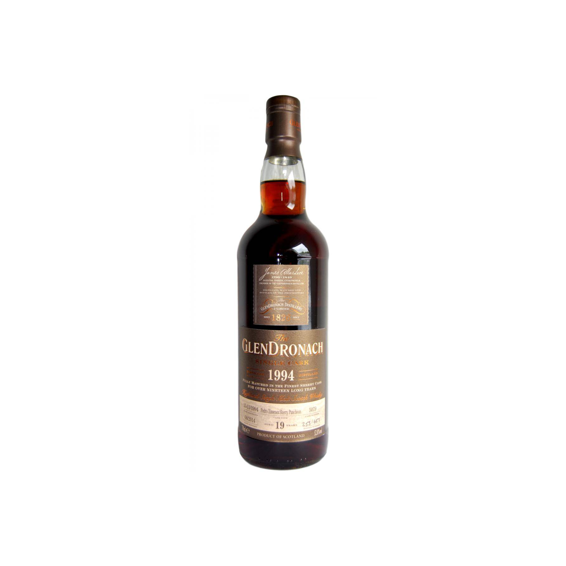 GlenDronach Single Cask 1994 19 Years Single Malt Whisky