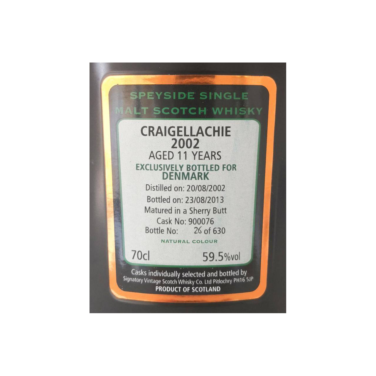 Craigellachie Cask Strength Collection 2002 11 Years Single Malt Whisky 2
