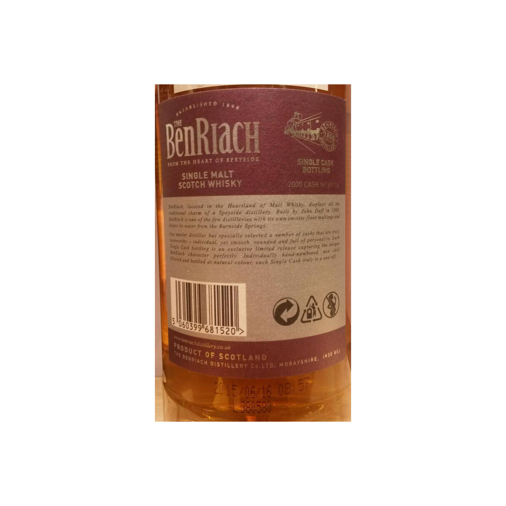BenRiach 2000 14 Years Single Malt Whisky 3