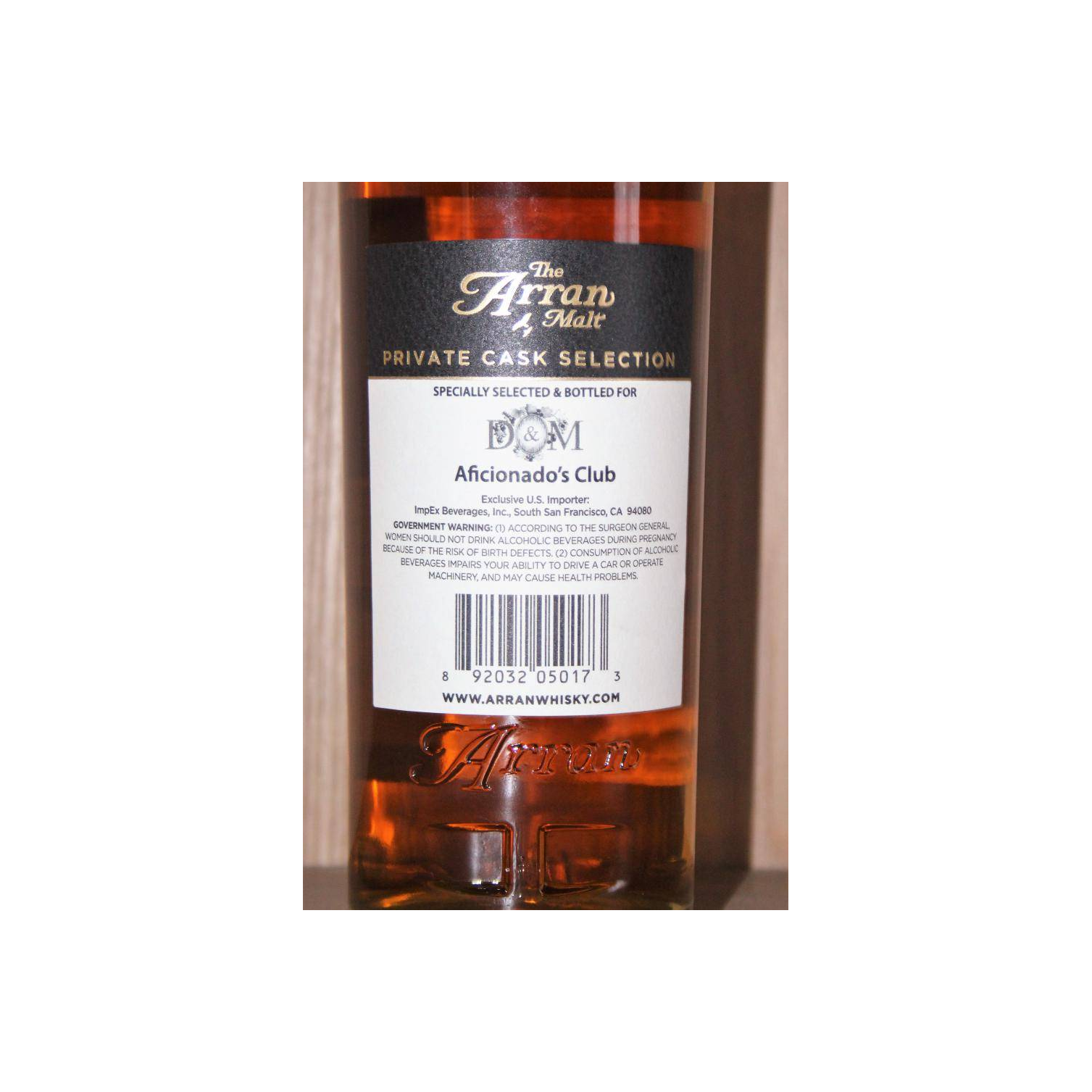 Arran Private Cask 1997 16 Years Single Malt Whisky 3