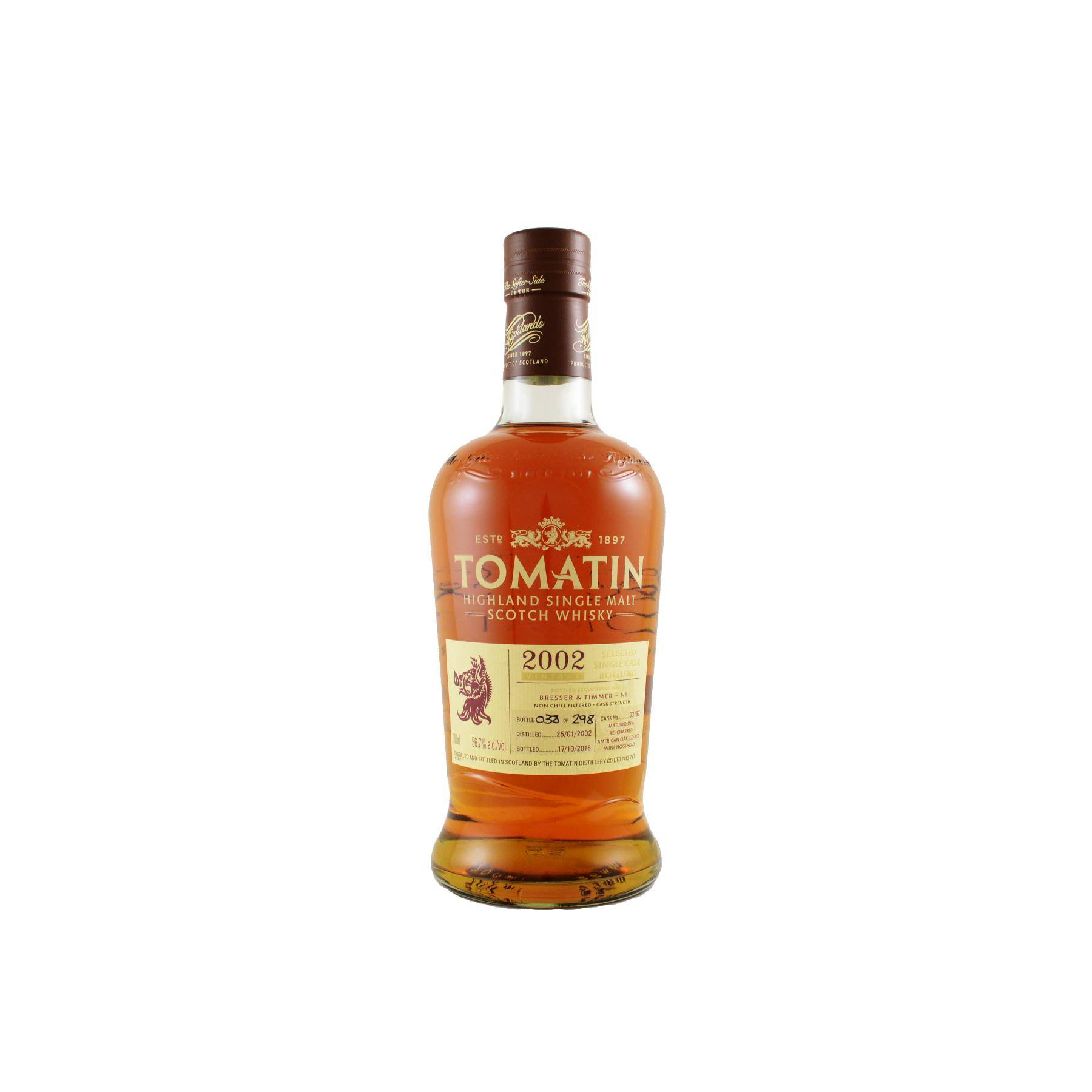 Tomatin 2002 14 Years Single Malt Whisky