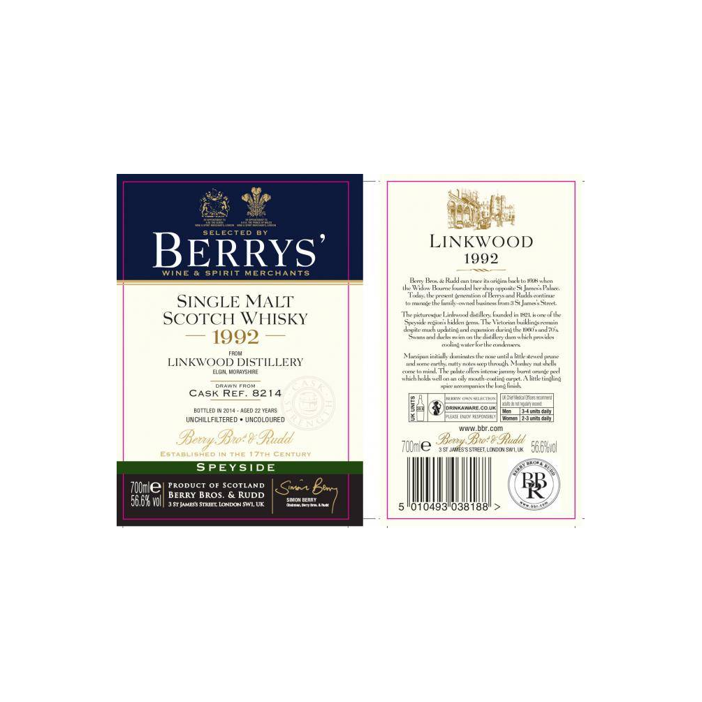 Linkwood 1992 22 Years Single Malt Whisky 2