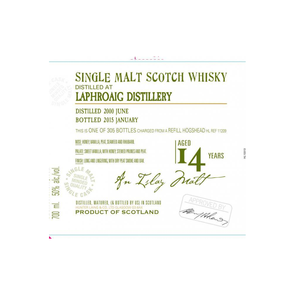 Laphroaig Old Malt Cask 2000 14 Years Single Malt Whisky
