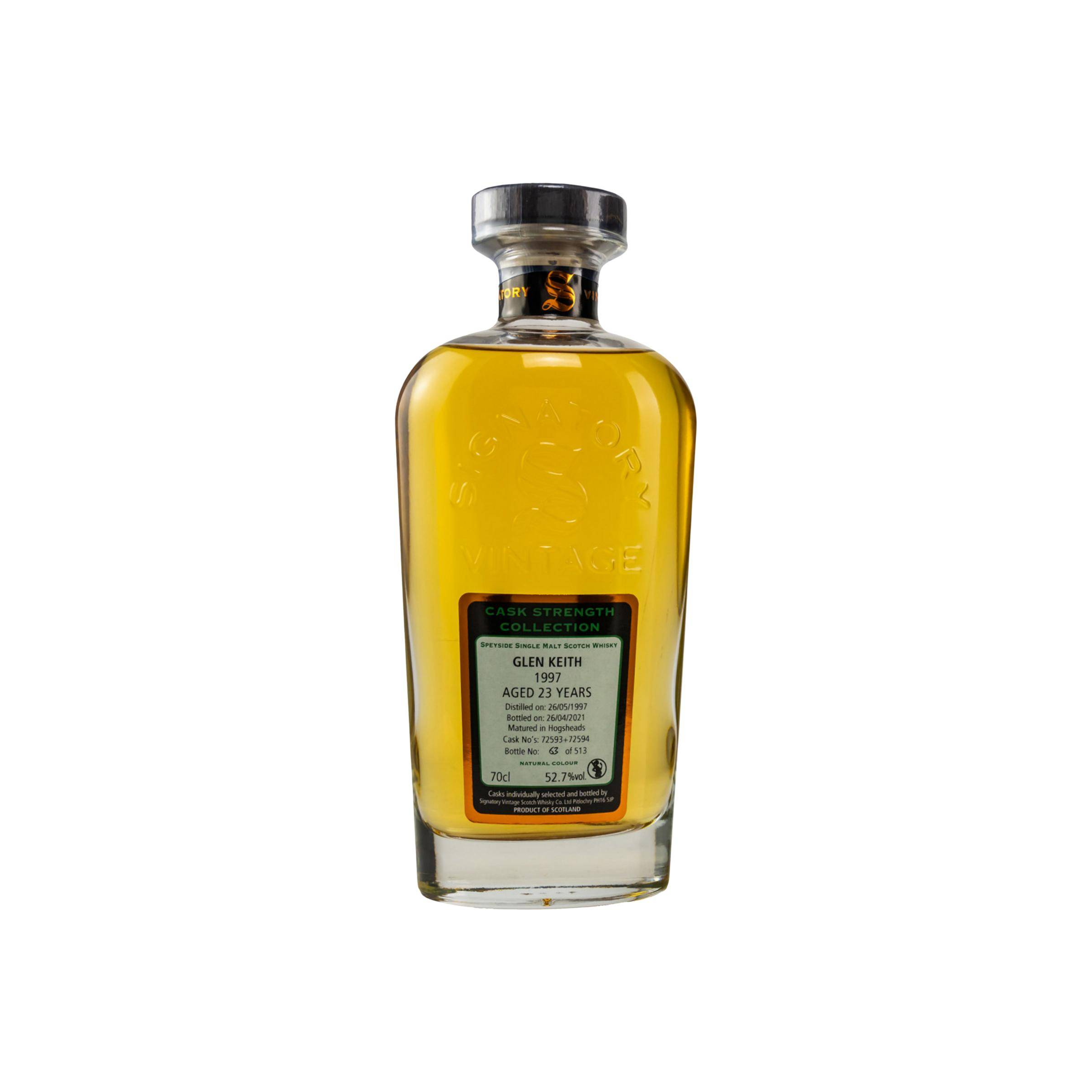 Glen Keith Cask Strength Collection 1997 23 Years Single Malt Whisky
