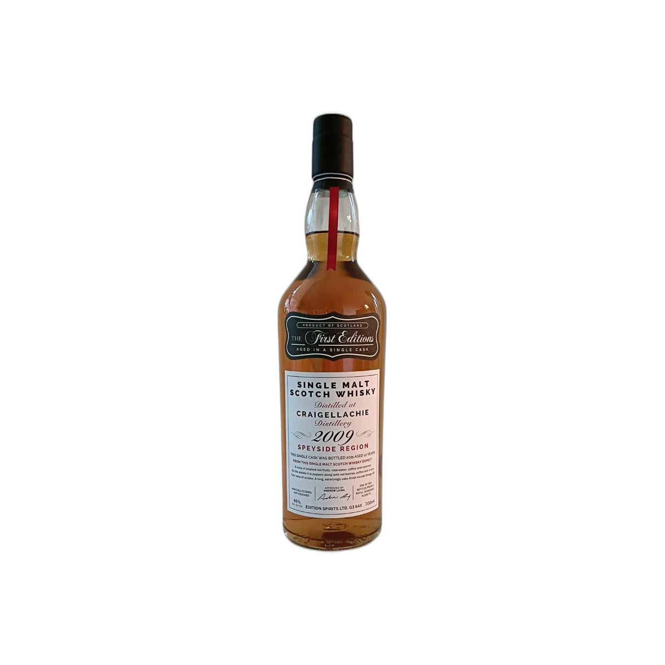 Craigellachie The First Editions 2009 12 Years Single Malt Whisky