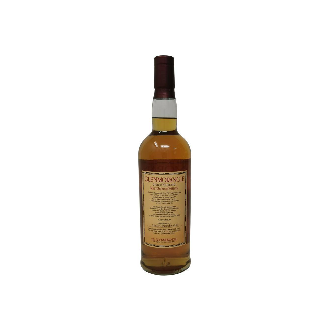 Glenmorangie 1987 17 Years Single Malt Whisky 2