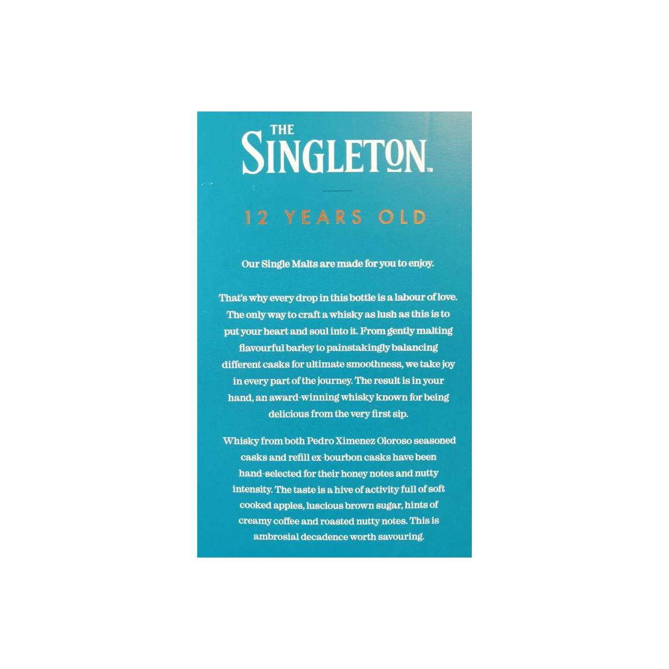 Dufftown 12 Years Single Malt Whisky 2