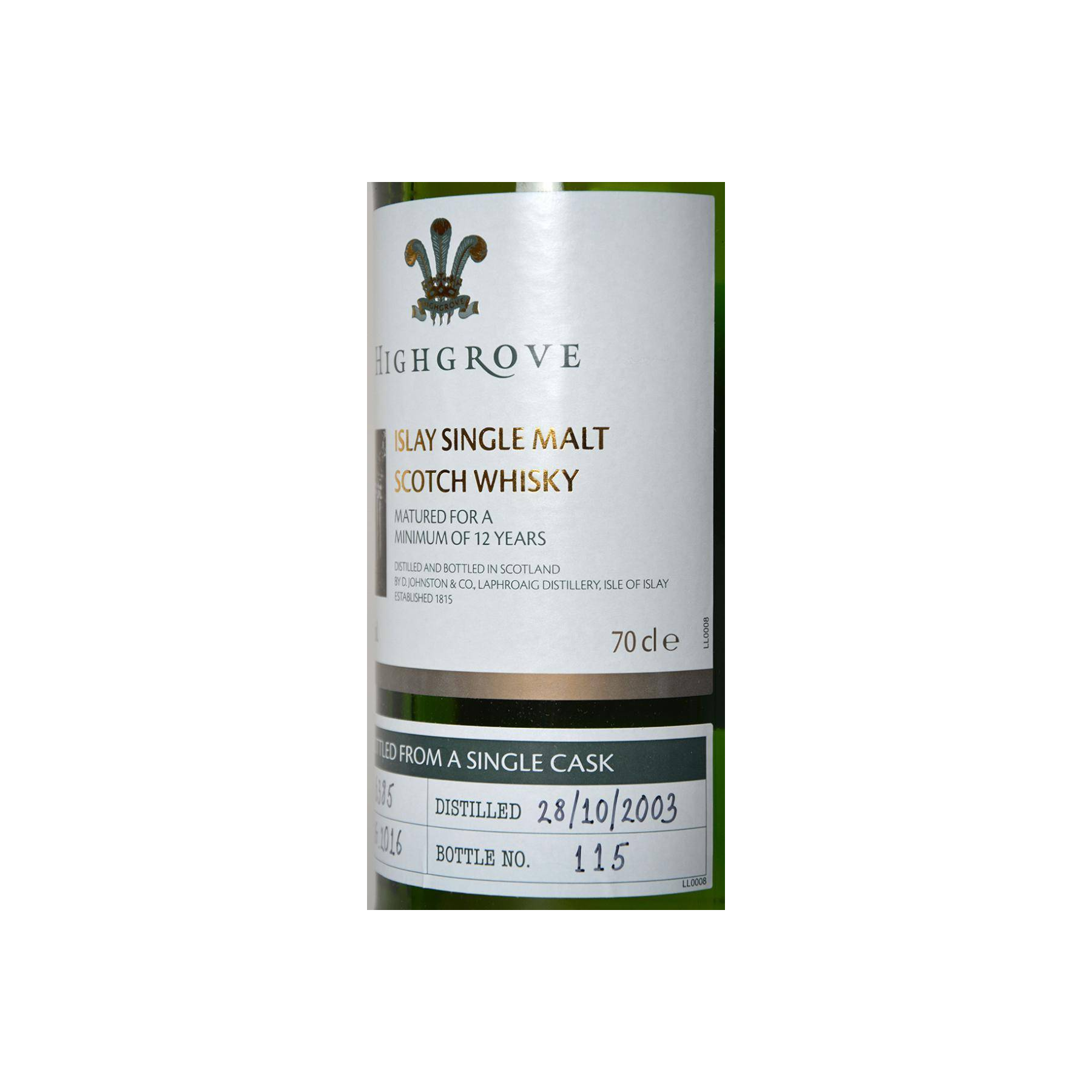 Laphroaig 2003 12 Years Single Malt Whisky 3
