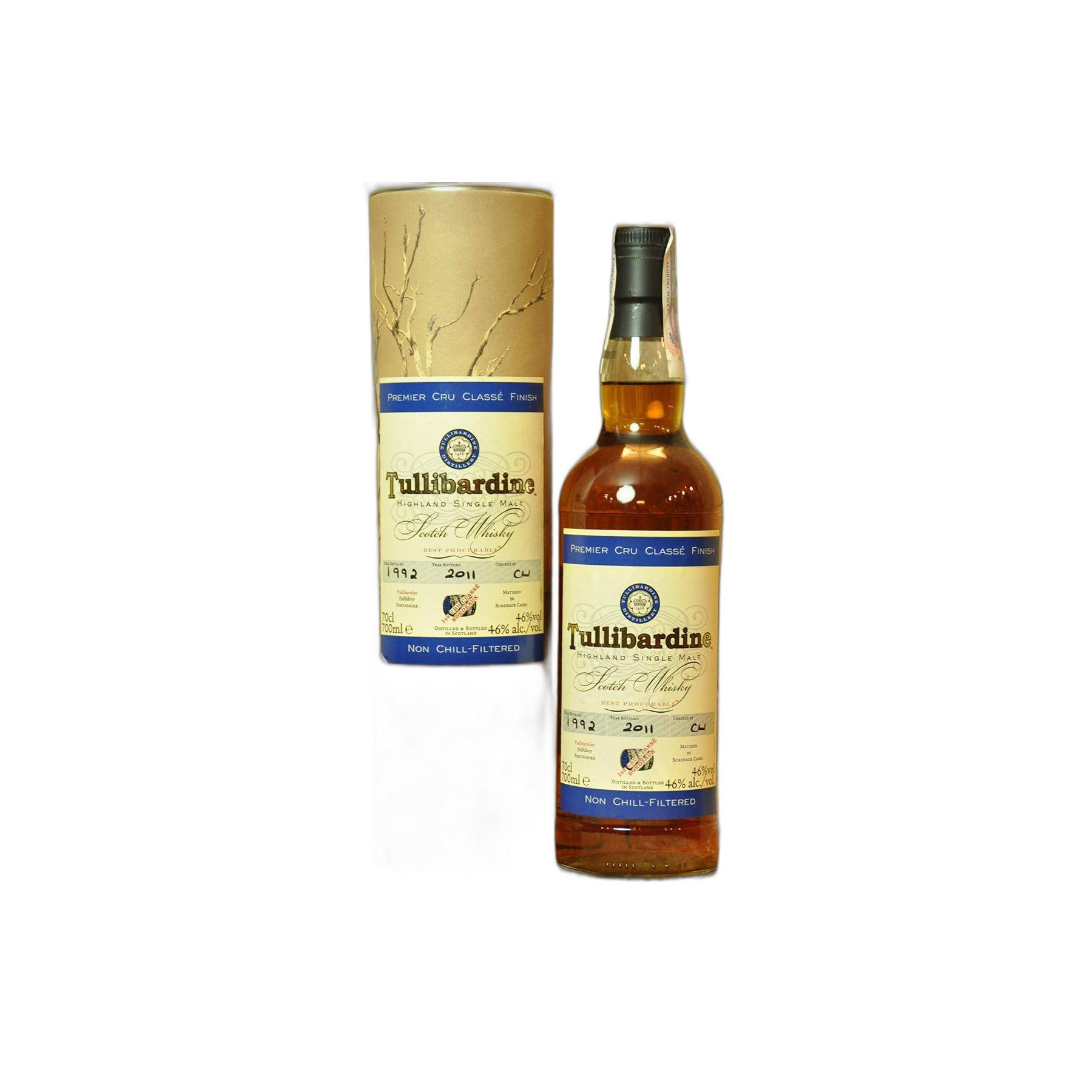 Tullibardine 1992 19 Years Single Malt Whisky