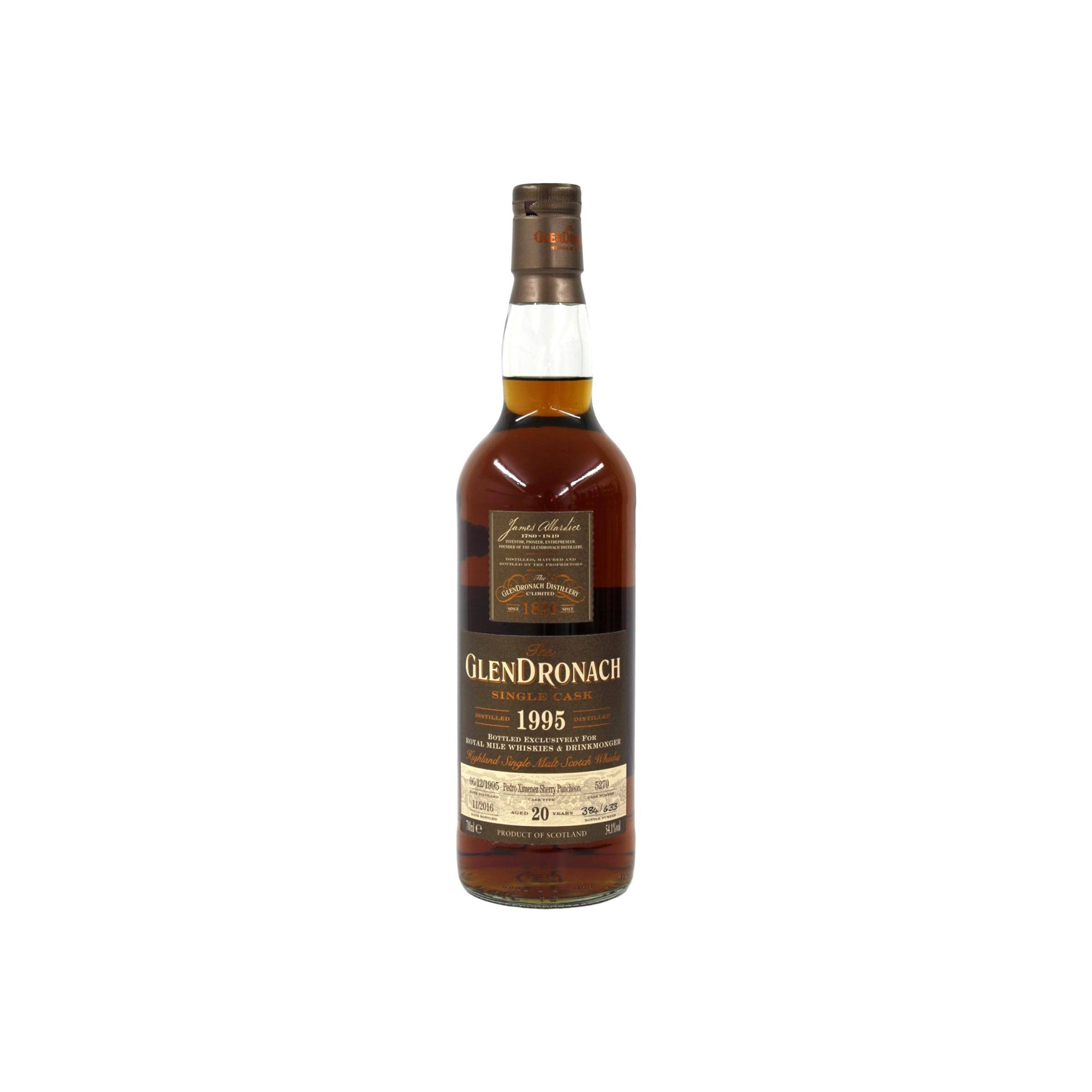 GlenDronach Single Cask 1995 20 Years Single Malt Whisky