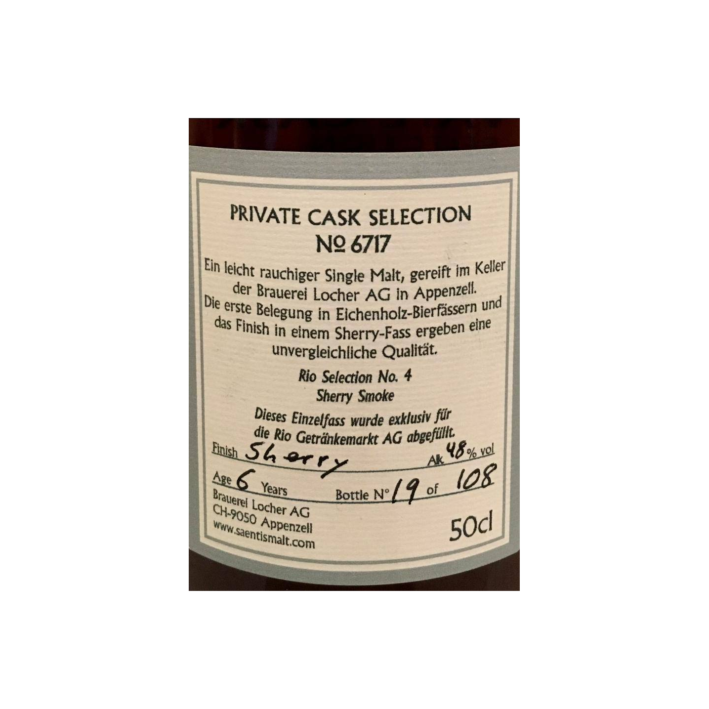 Säntis Malt 6 Years Single Malt Whisky 2